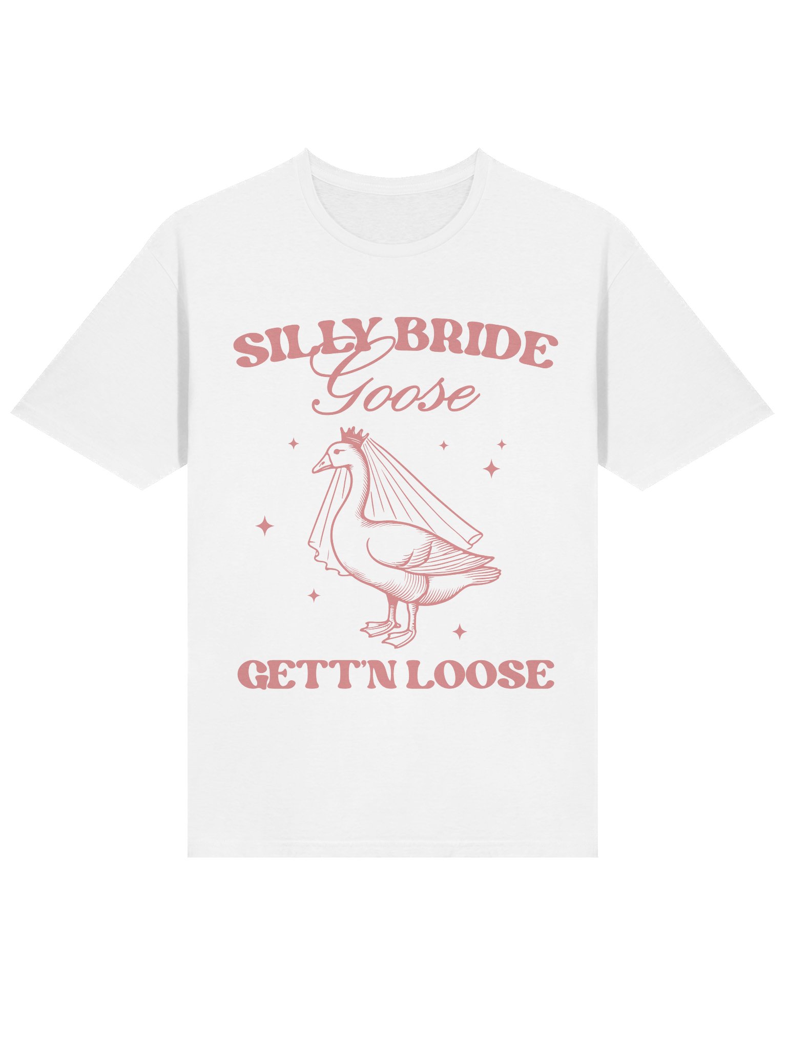 Silly Bride Goose Shirt – Funny Bachelorette Party Tee | Bride Getting Loose Graphic Shirt, Wedding Party Gift product image (8)