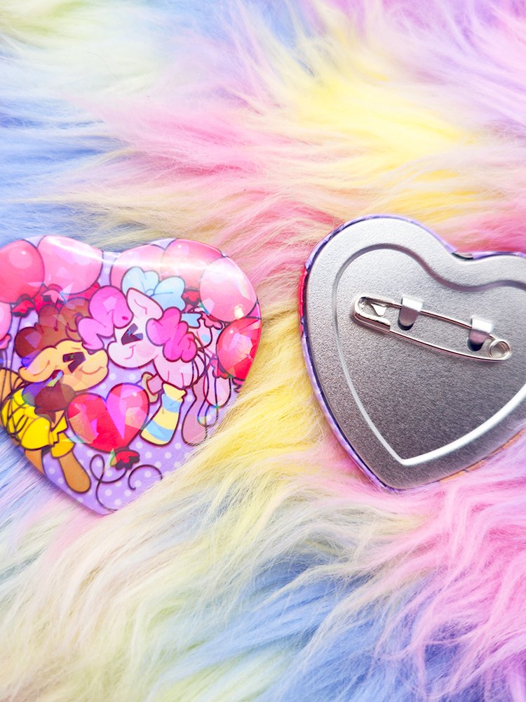 Cheese n Ponk | Heart Button product image (3)