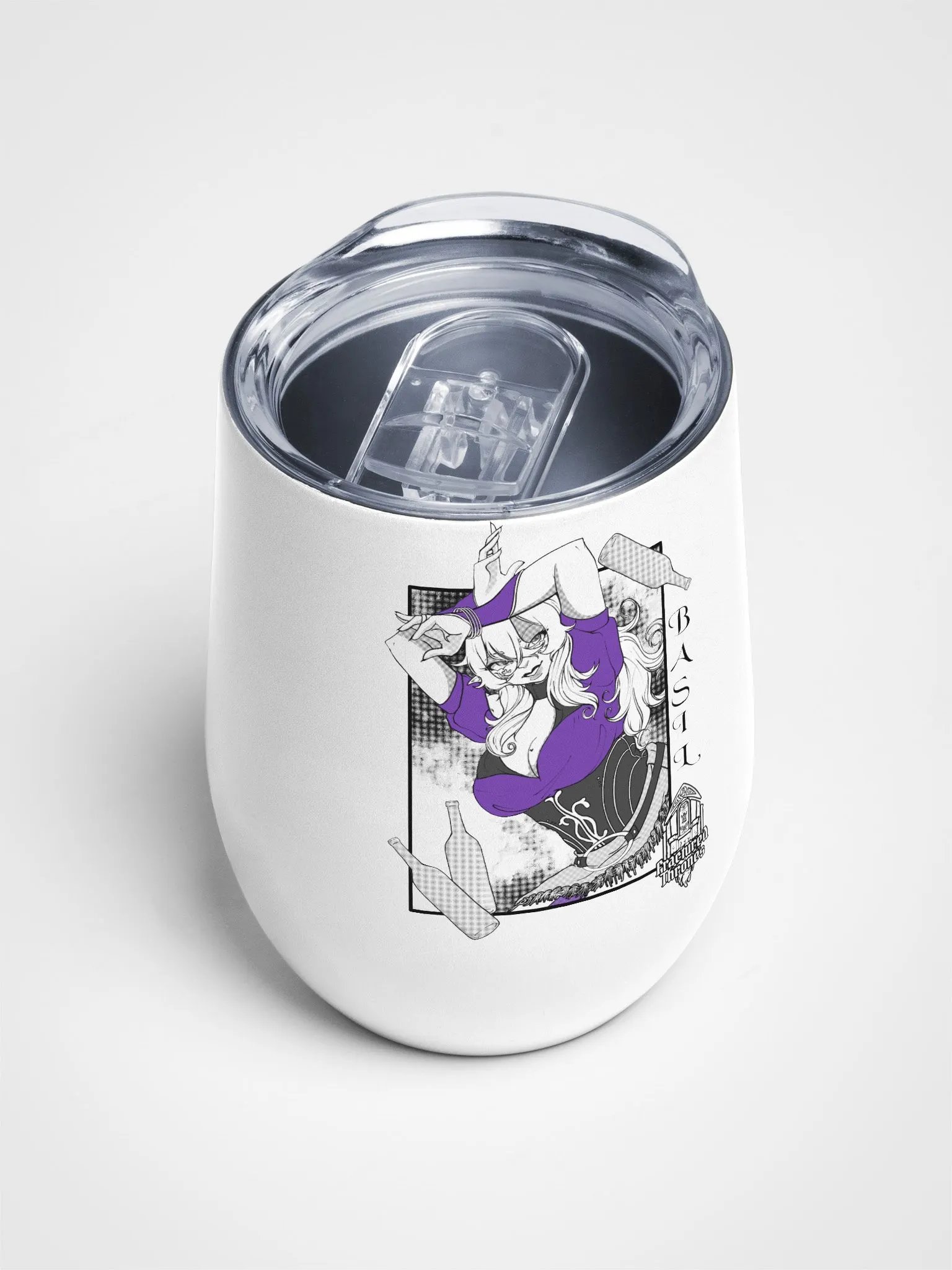 Basil Waifu Wine Cup product image (4)