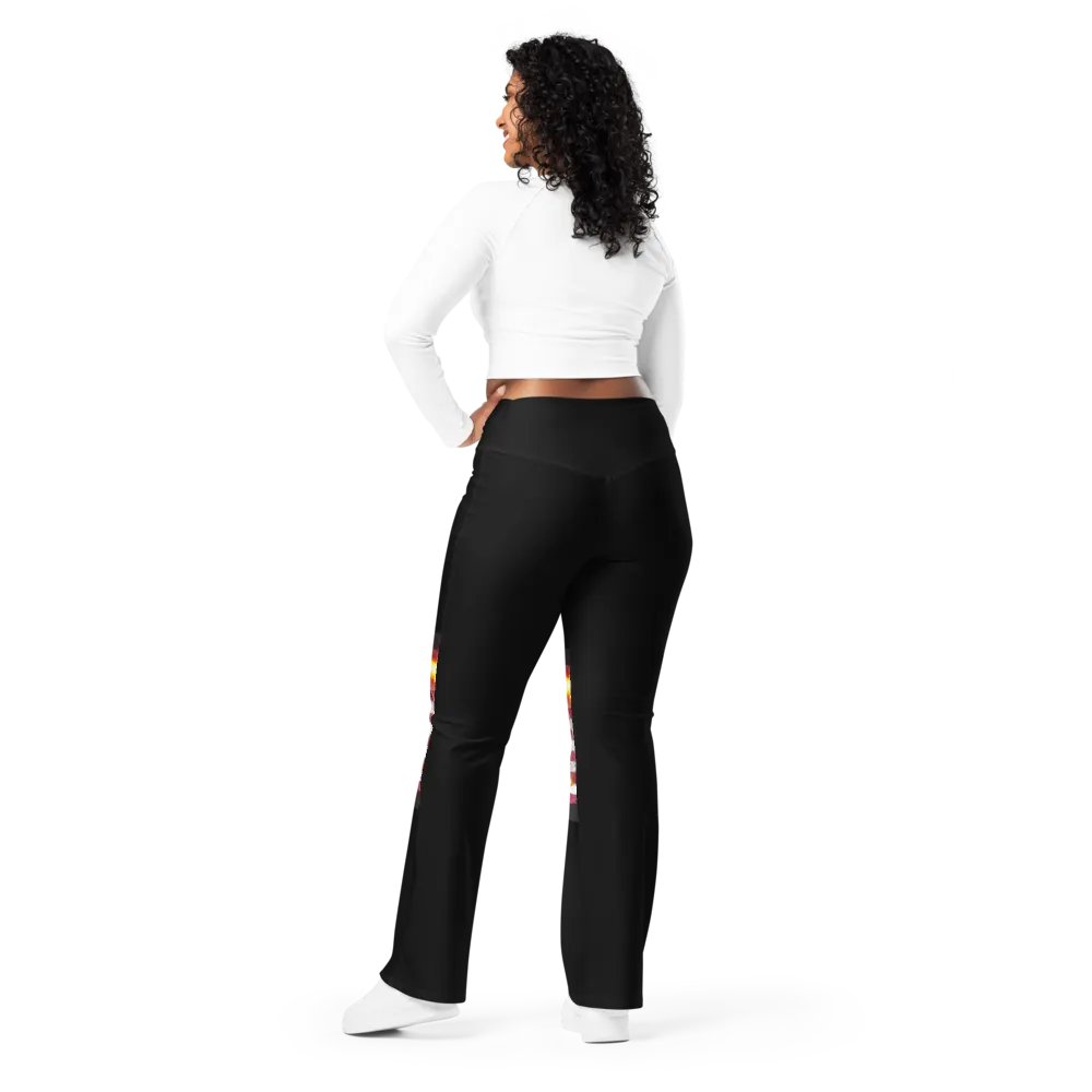 flare leggings- black product image (12)