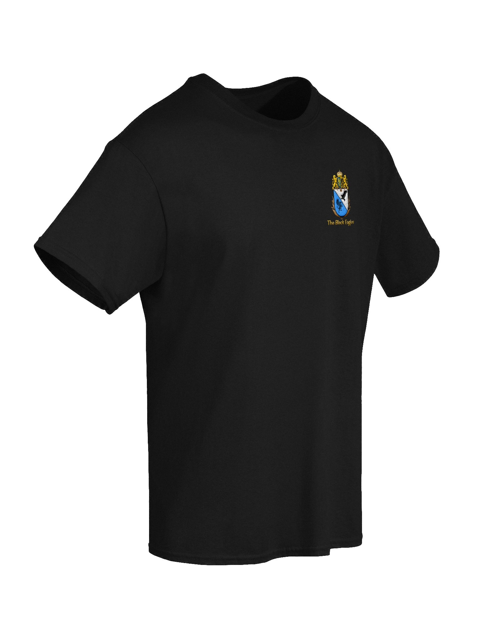 Black Eagles embroidered t-shirt product image (36)