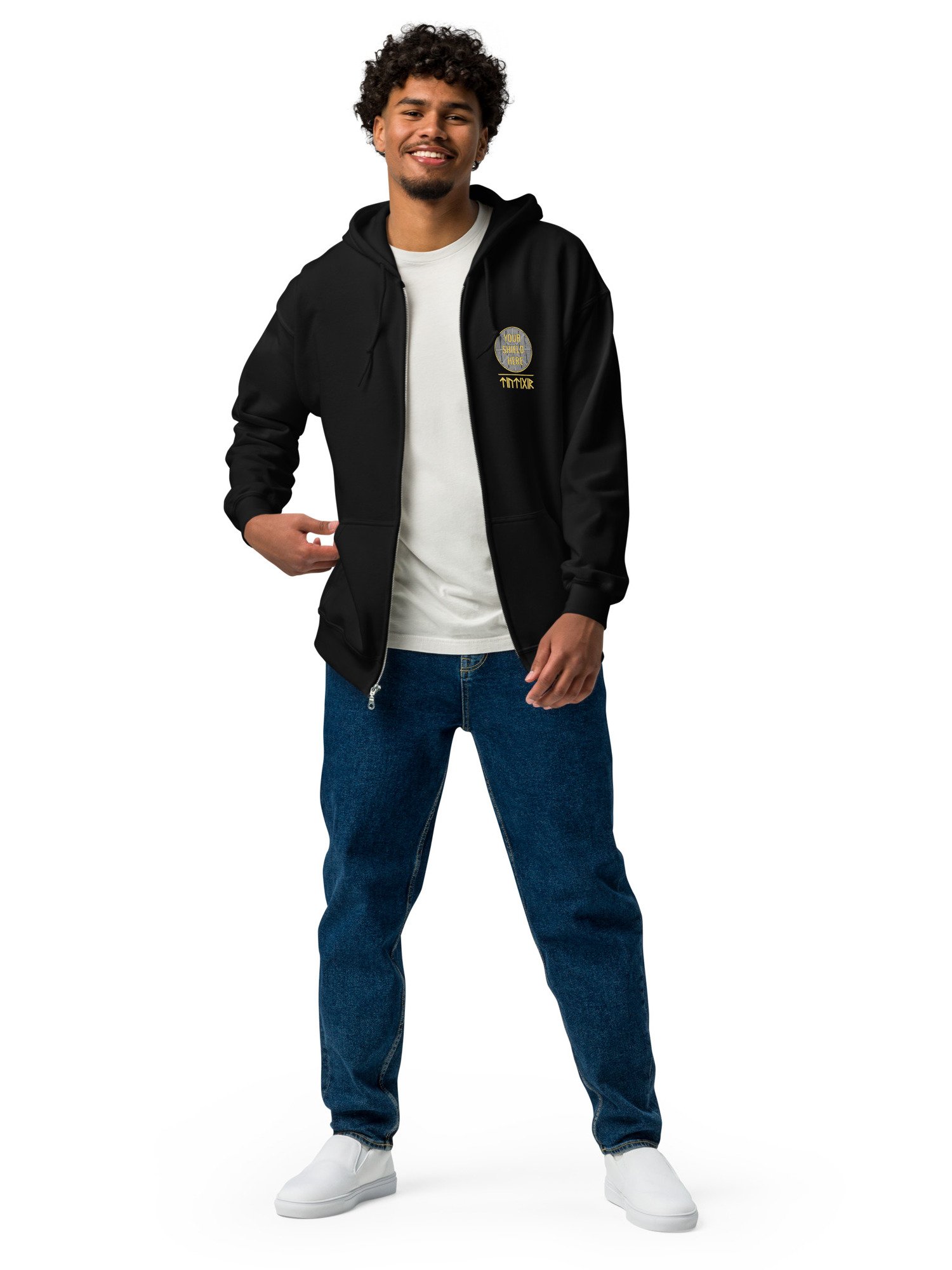 'THE 100' ZIP HOODIE by MIMIDOTB product image (6)