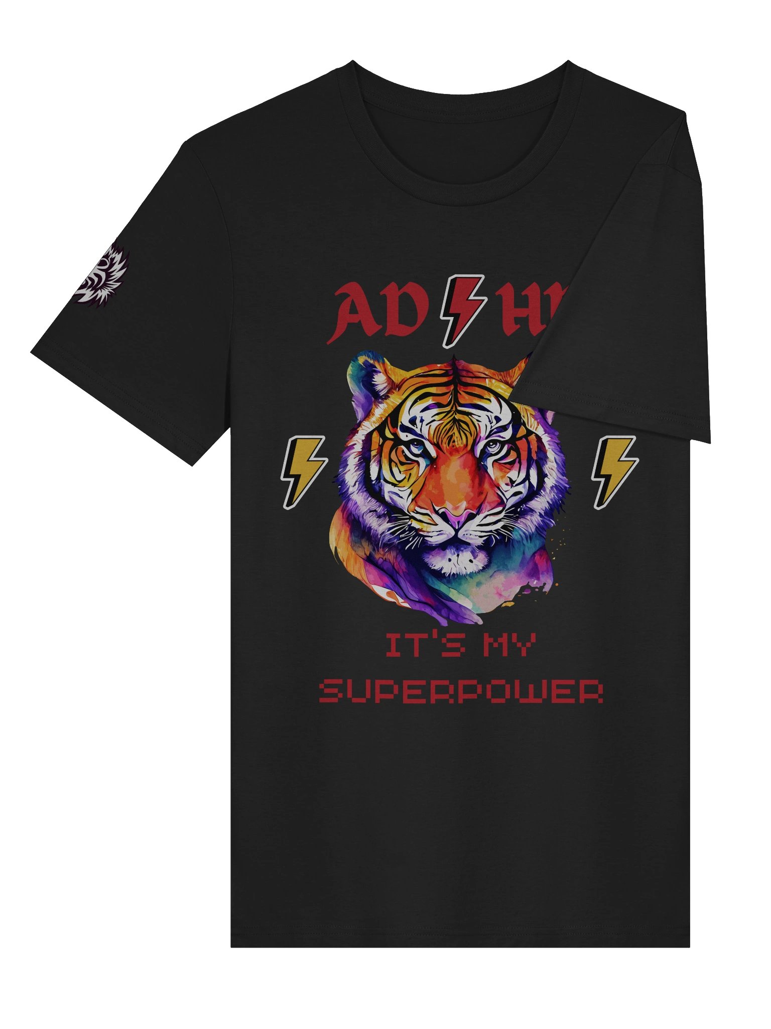 Majestic Mane Lion ADHD Graphic Tee product image (26)