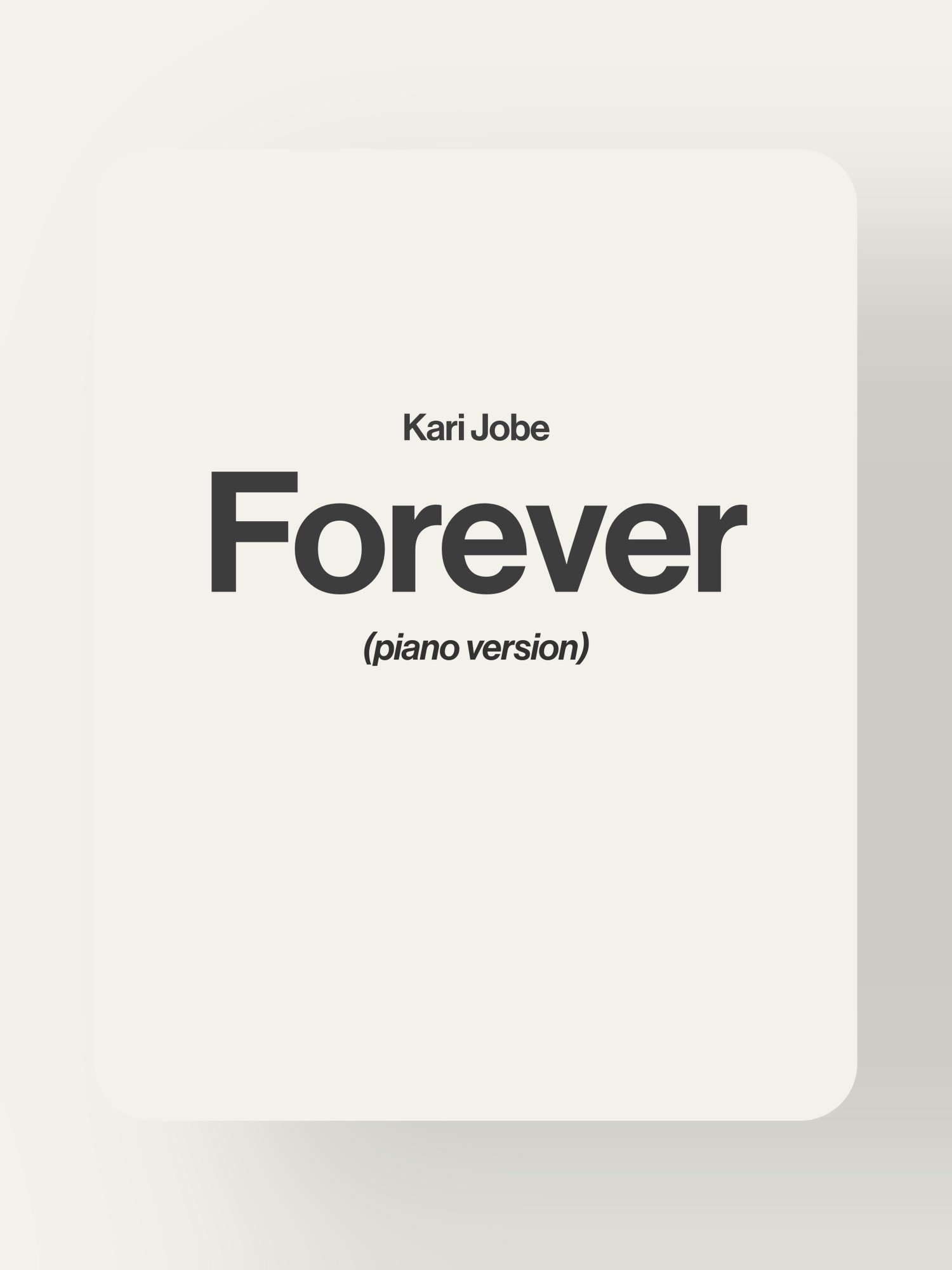 Forever - Kari Jobe product image (1)