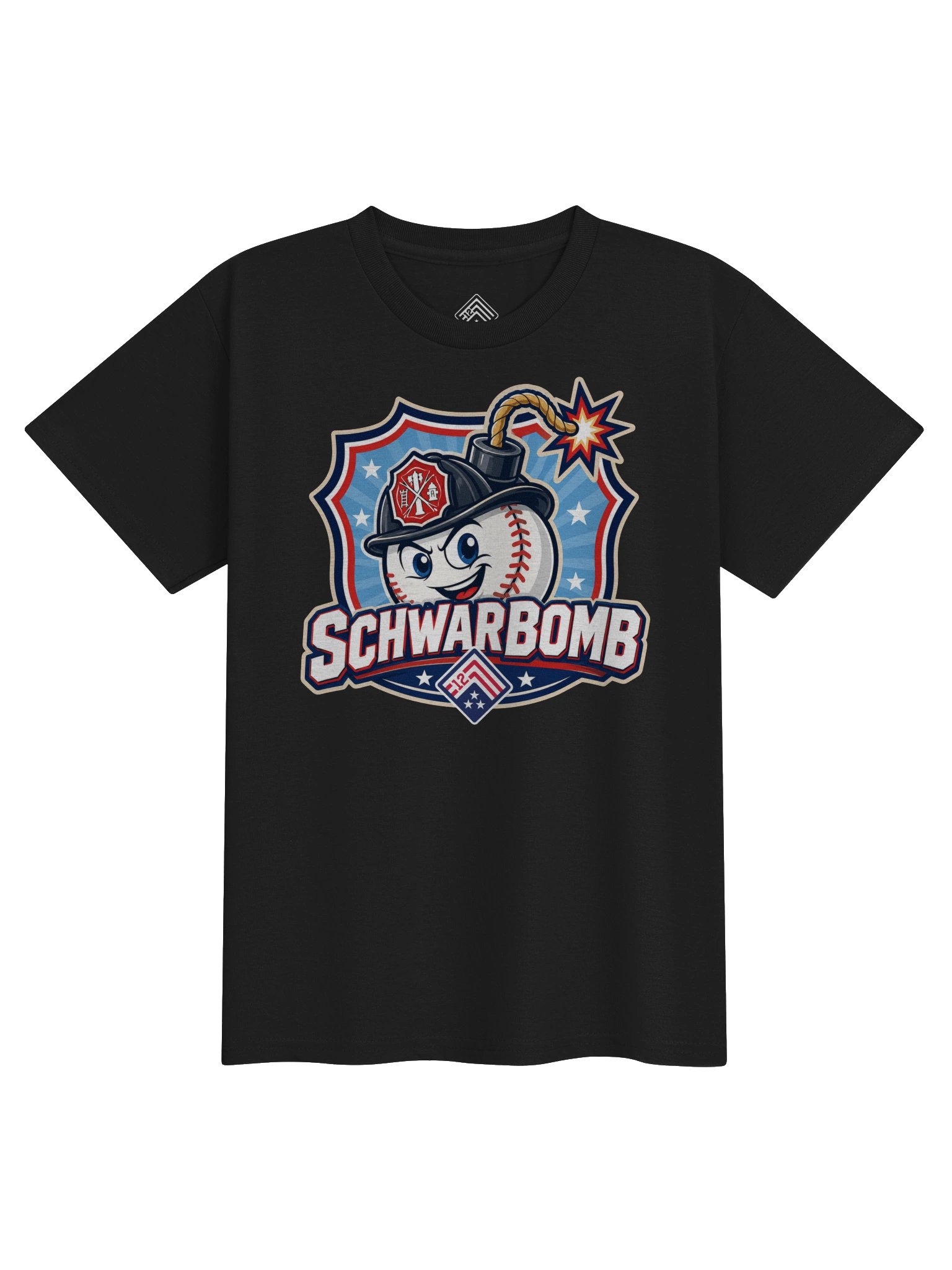 Schwarbomb Buddy (Firefighter) Kids Tee product image (1)