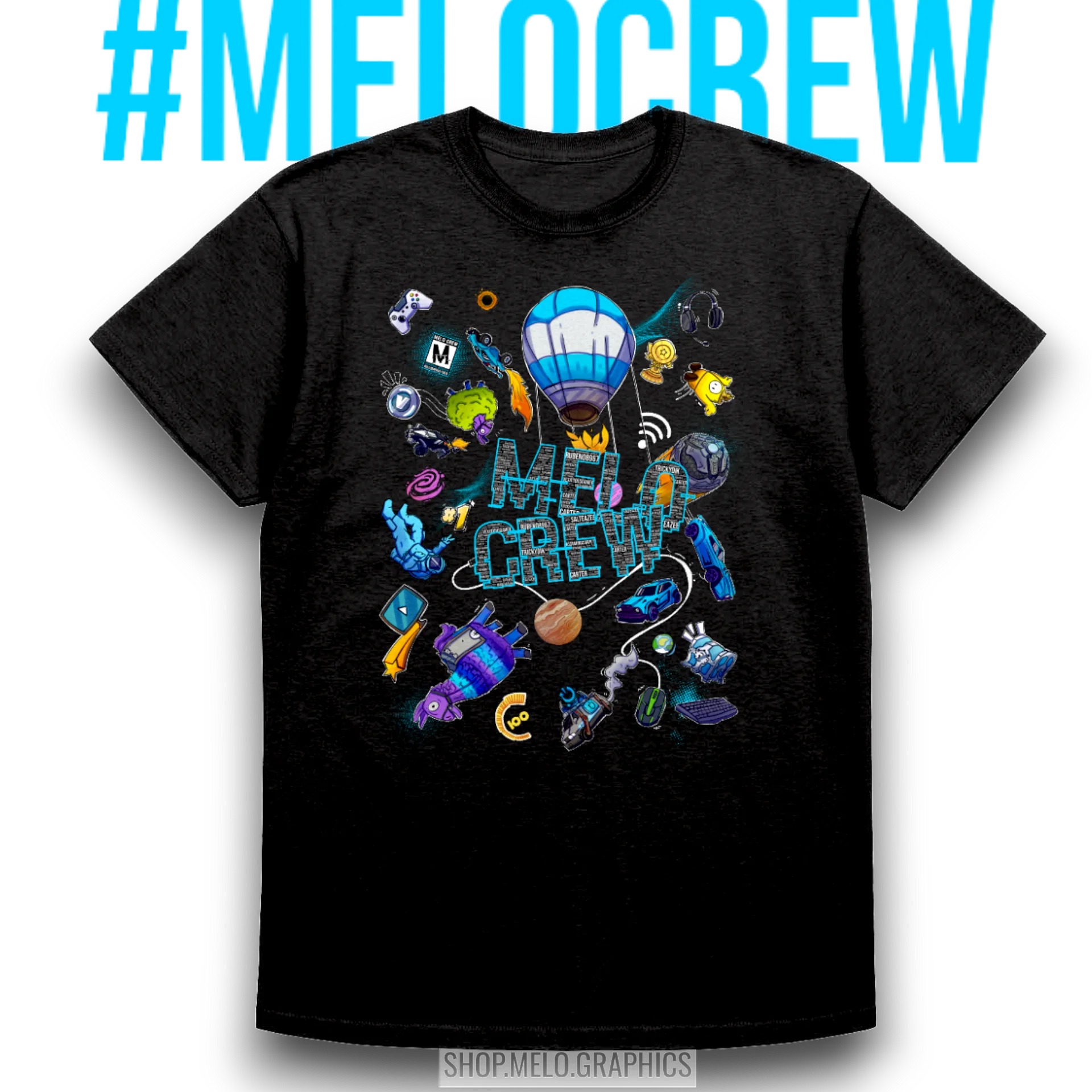 #MELOtober 2024 Personalized MELO CREW Chaos - Classic T-Shirt | #MadeByMELO product image (1)