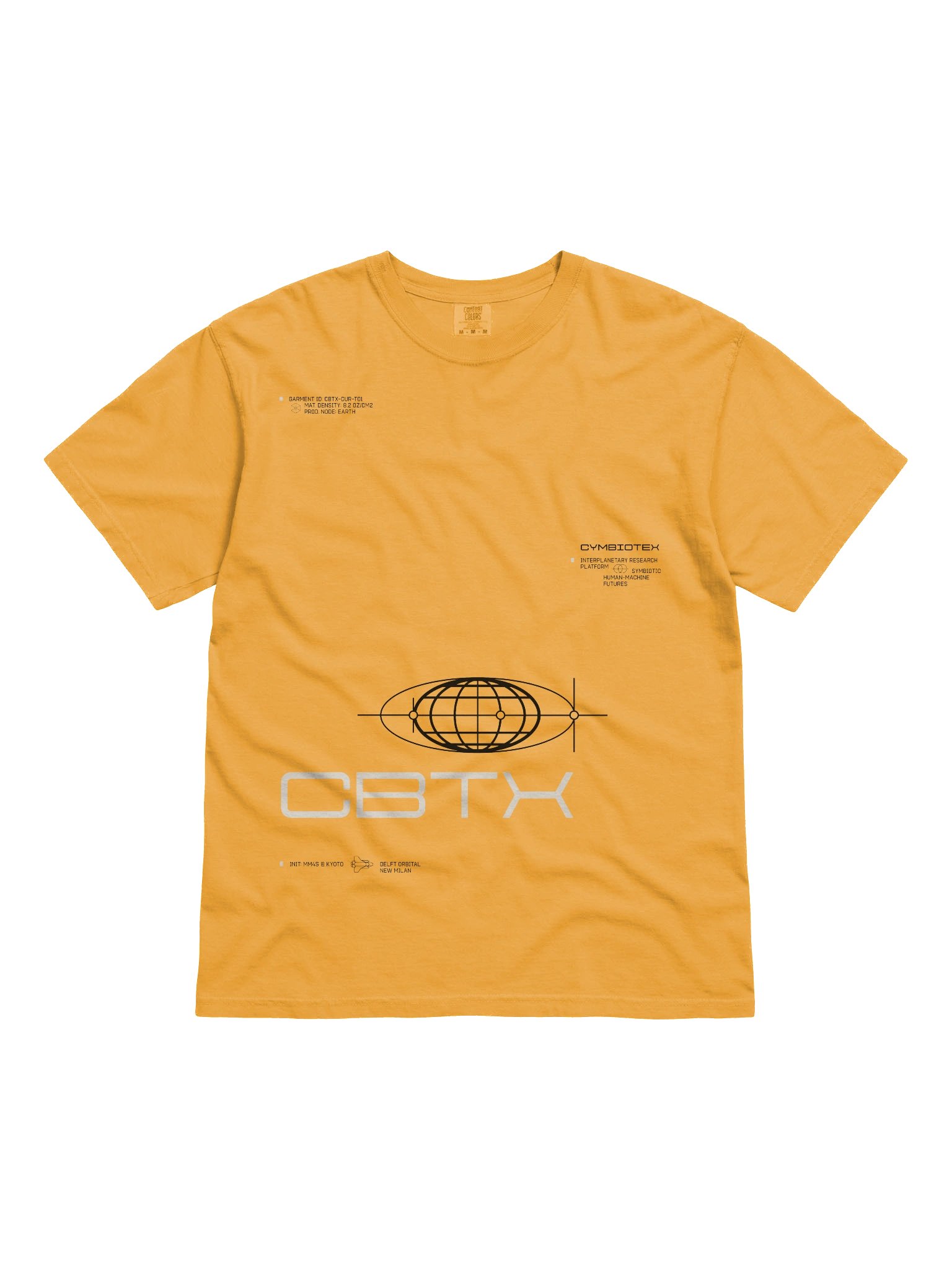 CBTX Curator Tee - Solar Yellow product image (3)
