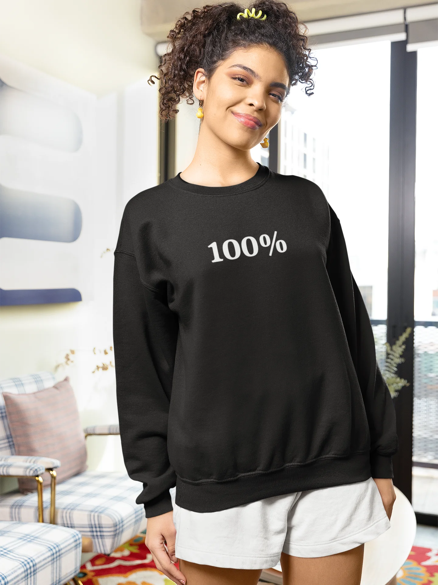 "100%" My Vibe Crewneck Sweatshirt #2 product image (1)