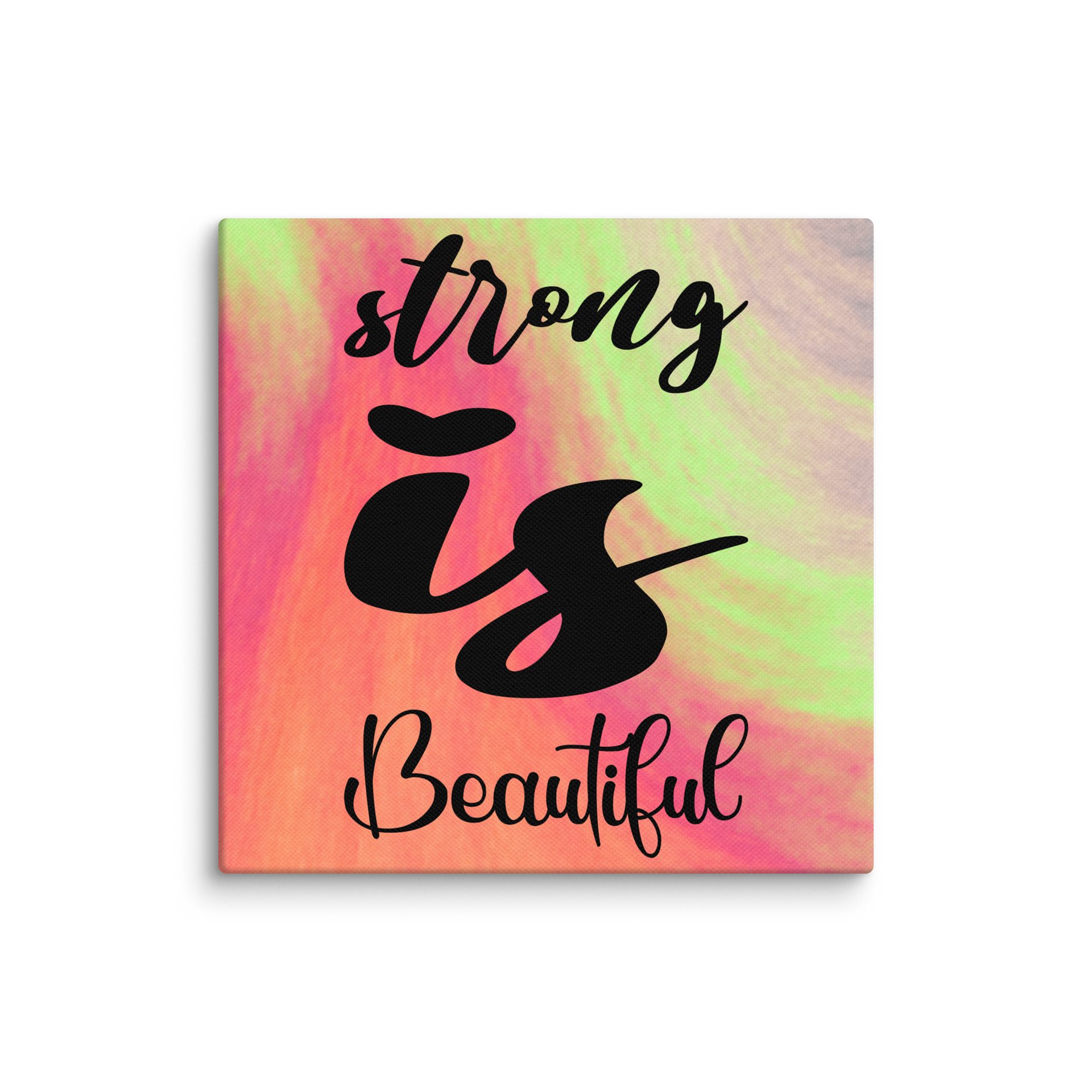 Strong & Beautiful Pastel Swirl Canvas product image (12)