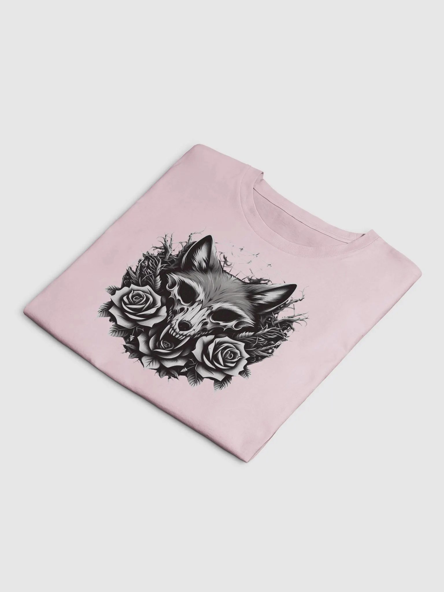 Gothic Fox Skull Crop Top product image (11)