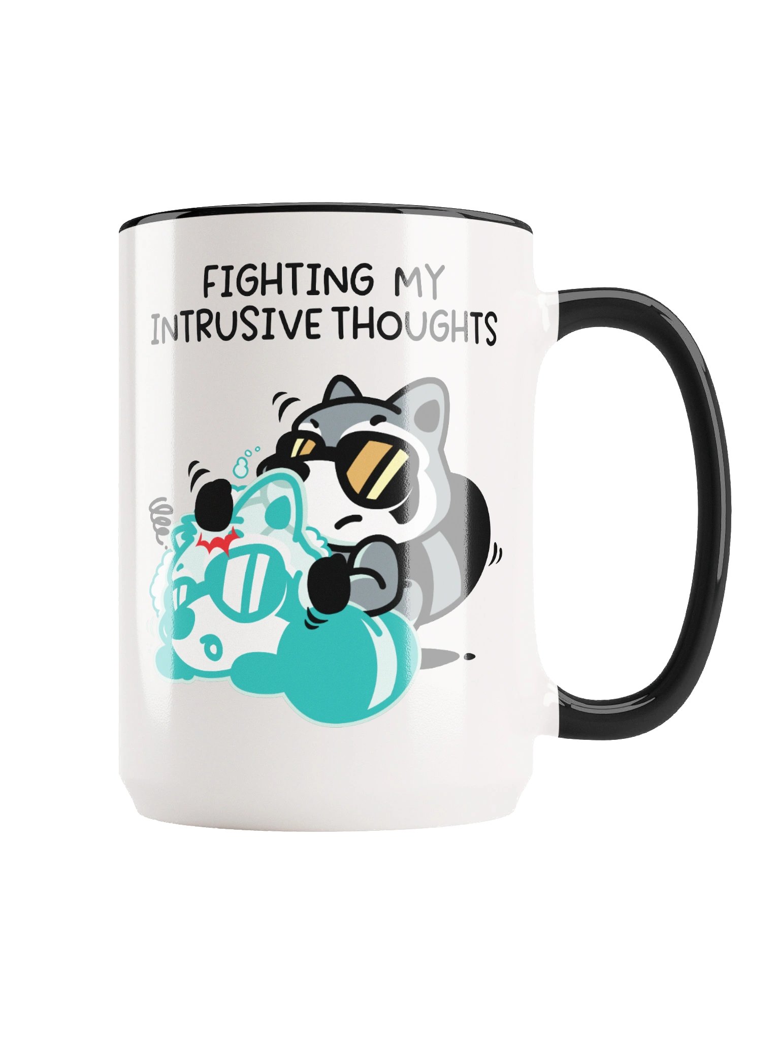 Fighting My Intrusive Thoughts Mug product image (1)