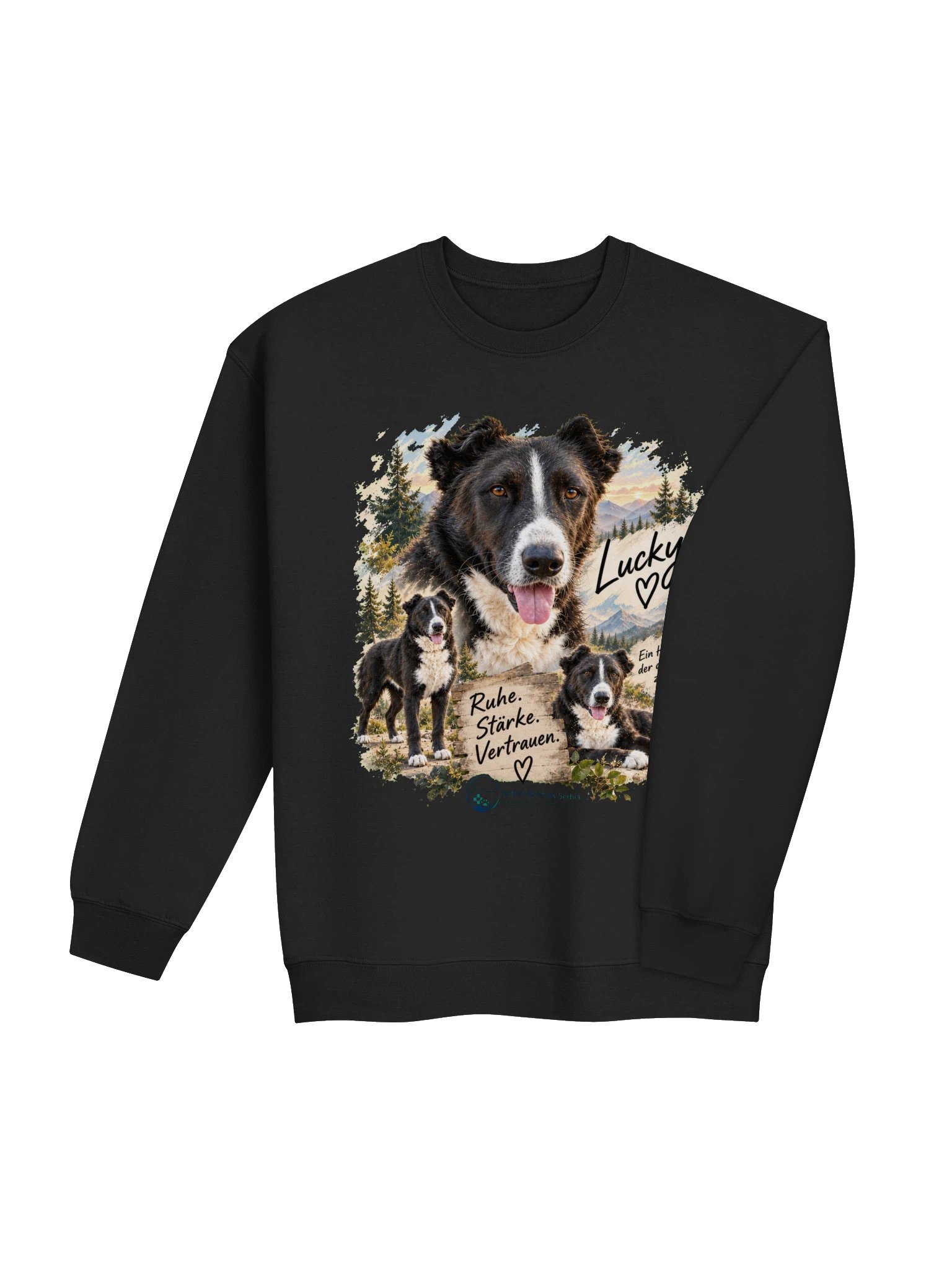 Lucky – Ruhe. Stärke. Vertrauen. | Berglandschaft-Crewneck product image (11)