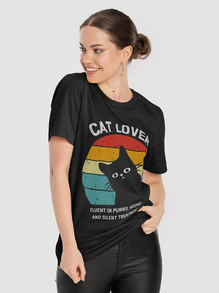 "Cat lover" t-shirt product image (2)