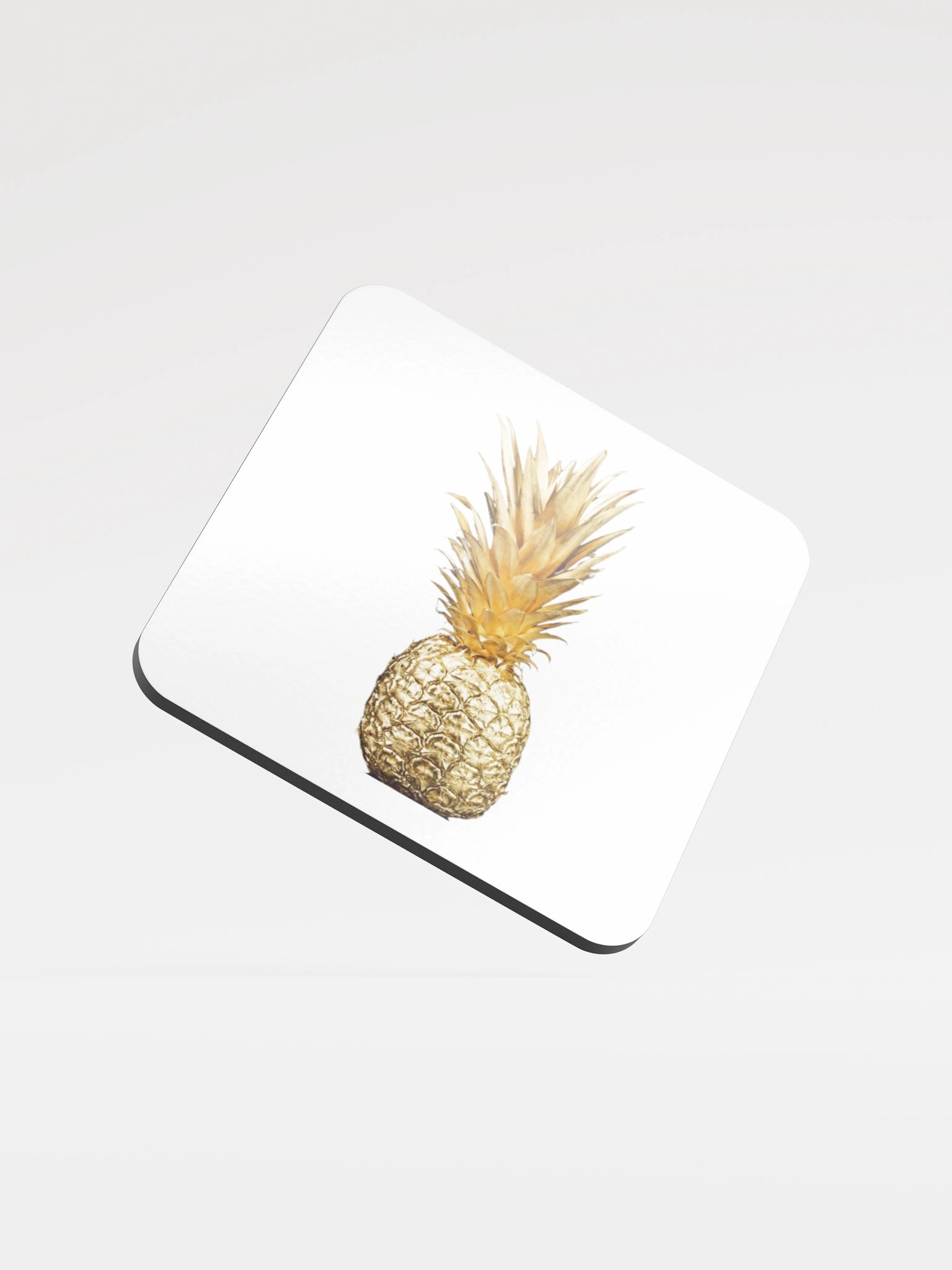 Gold Pineapple White Coaster product image (2)