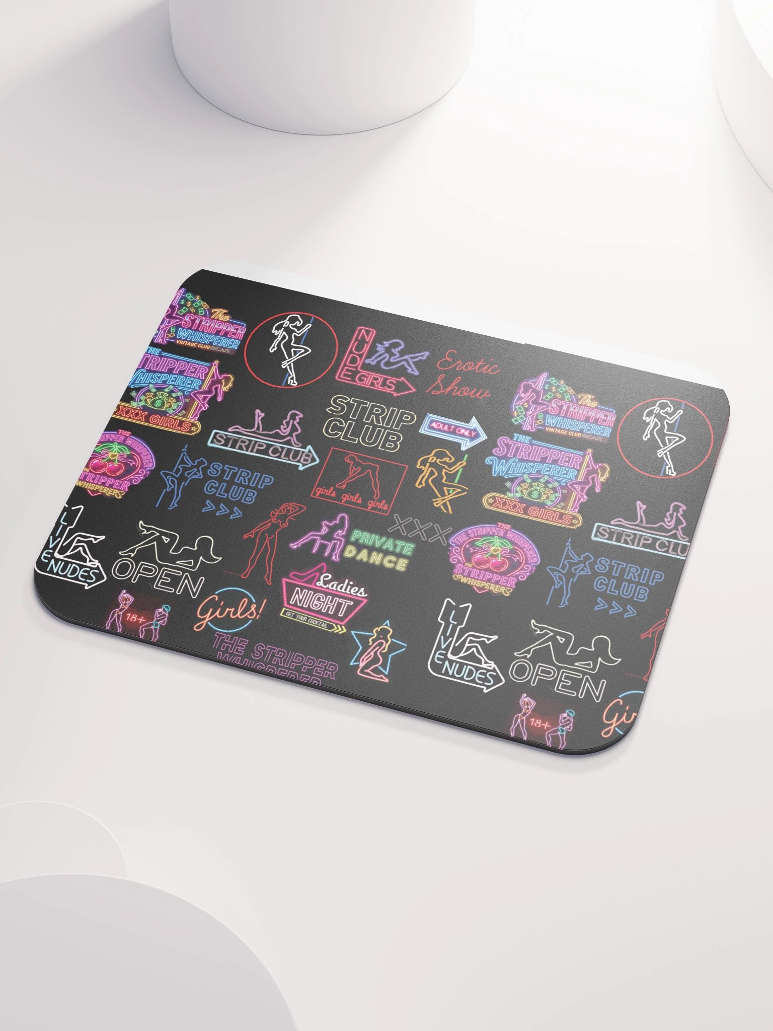 the neon sign mousepad product image (3)