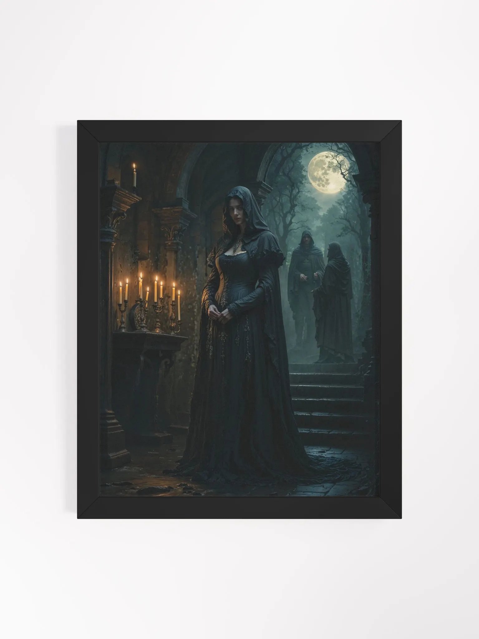 Gothic Moonlit Chamber Framed Print product image (6)