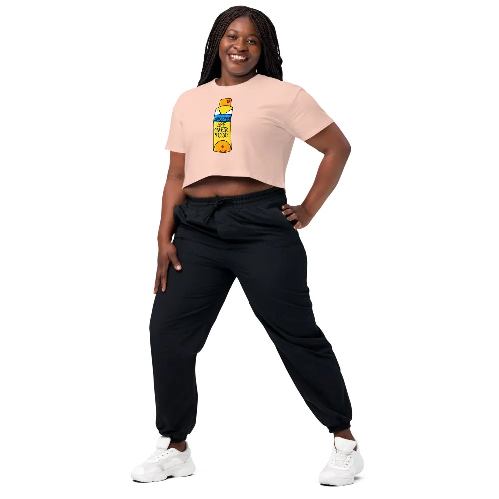 SPF Over 9000 Short Sleeve Crop Top product image (11)