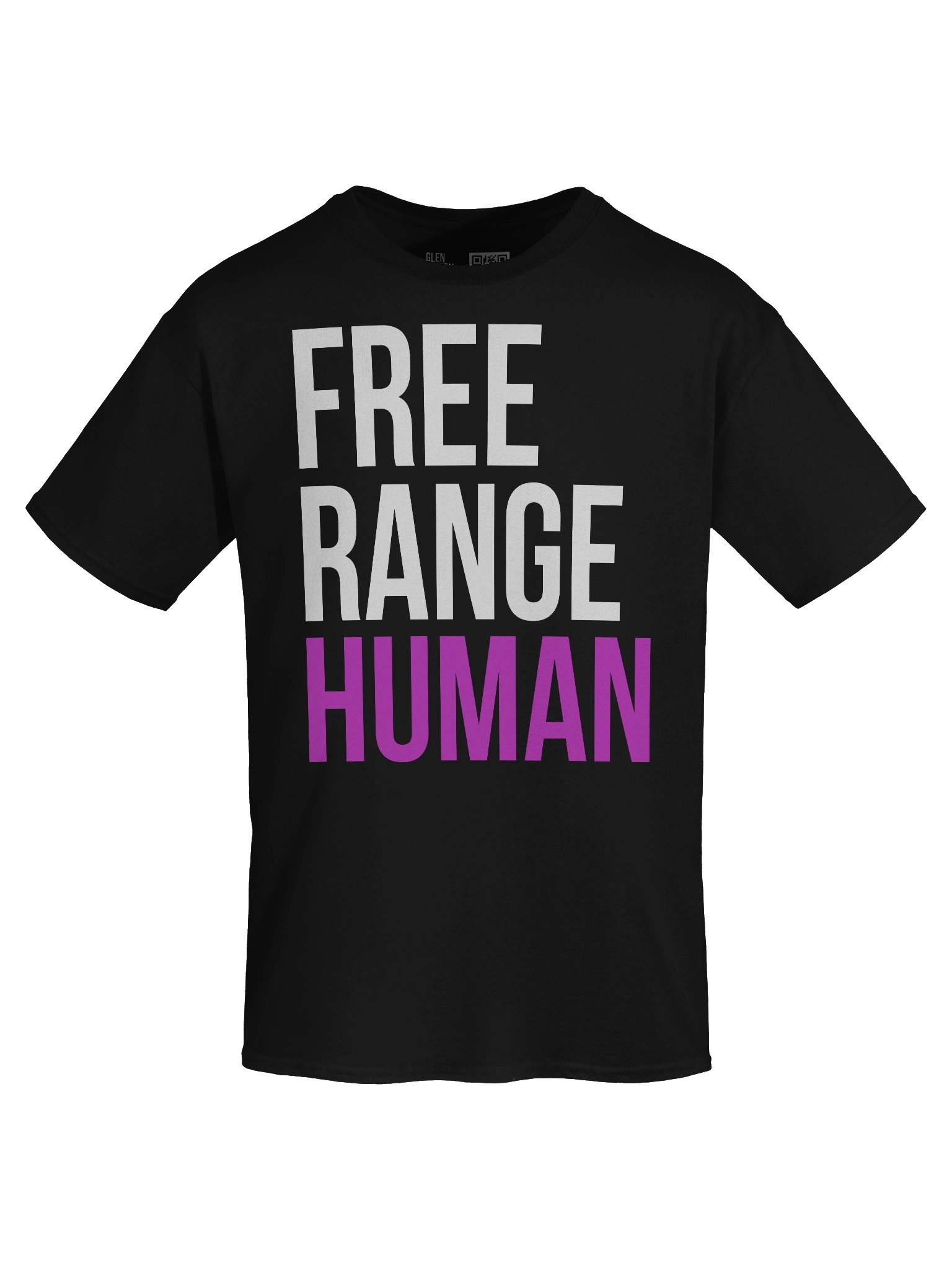 Free Range Human T-Shirt (White/Pink) product image (7)