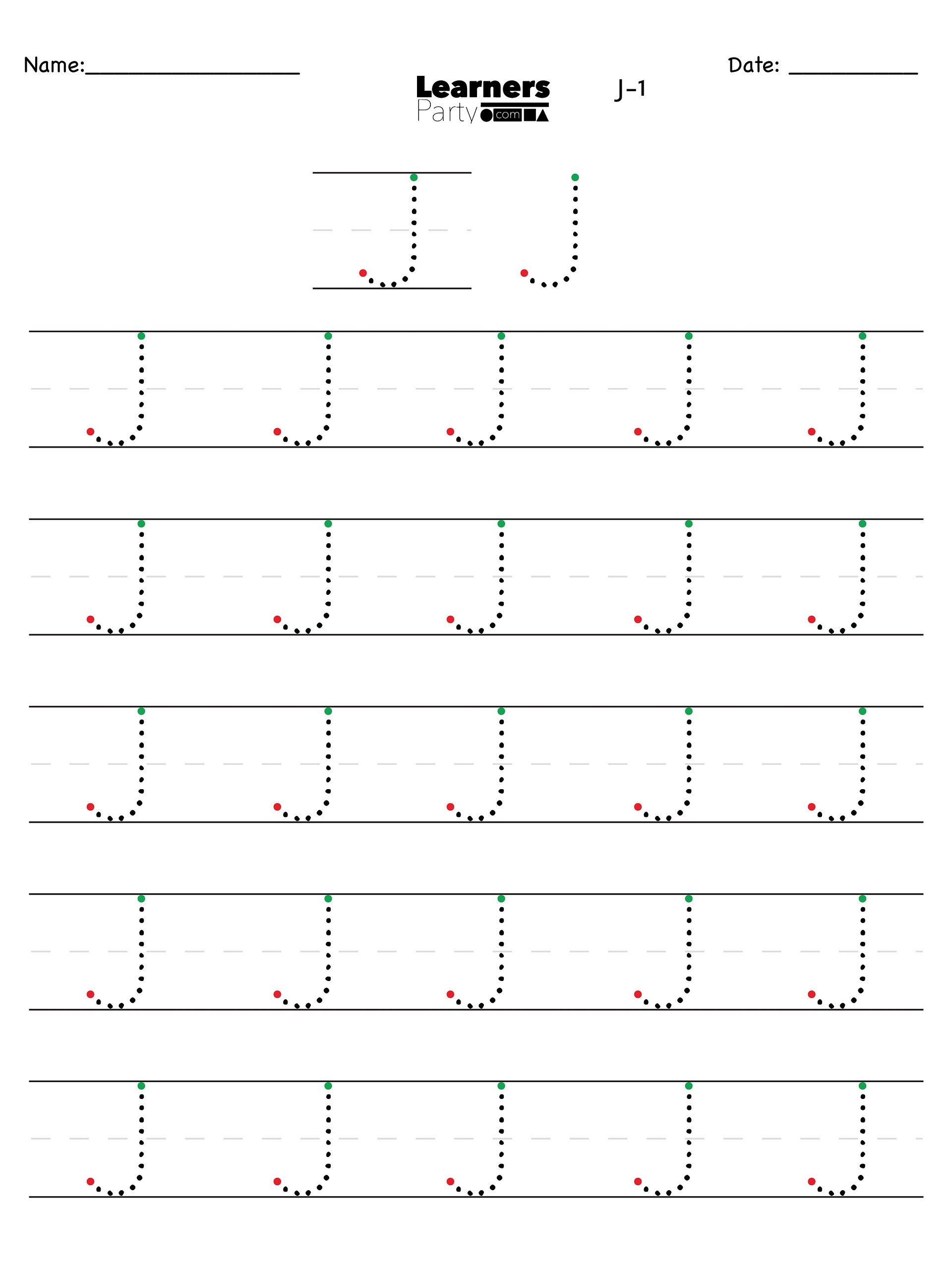 J/j - New Digital Product Progressive Letter Builder product image (1)