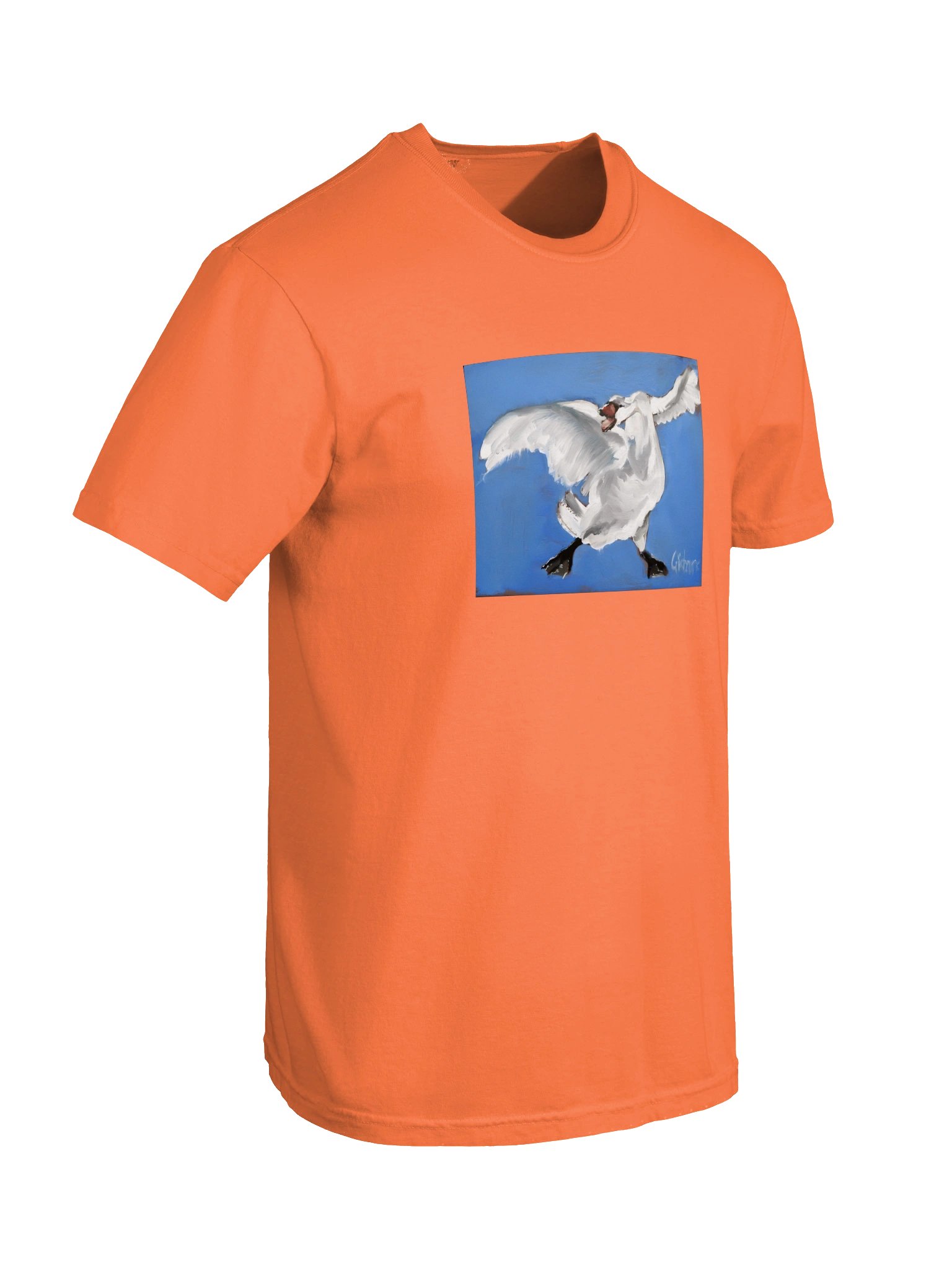 A Swan Named Broadland // T-shirt orange product image (6)