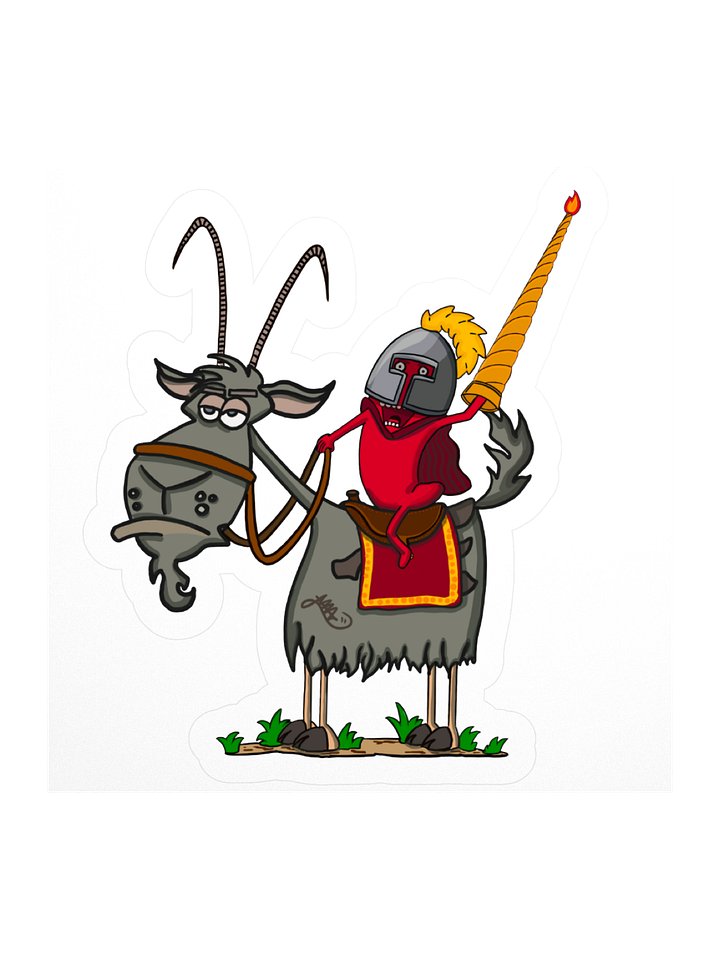 Knight Chilly & The GOAT! Kiss Cut Sticker product image (3)