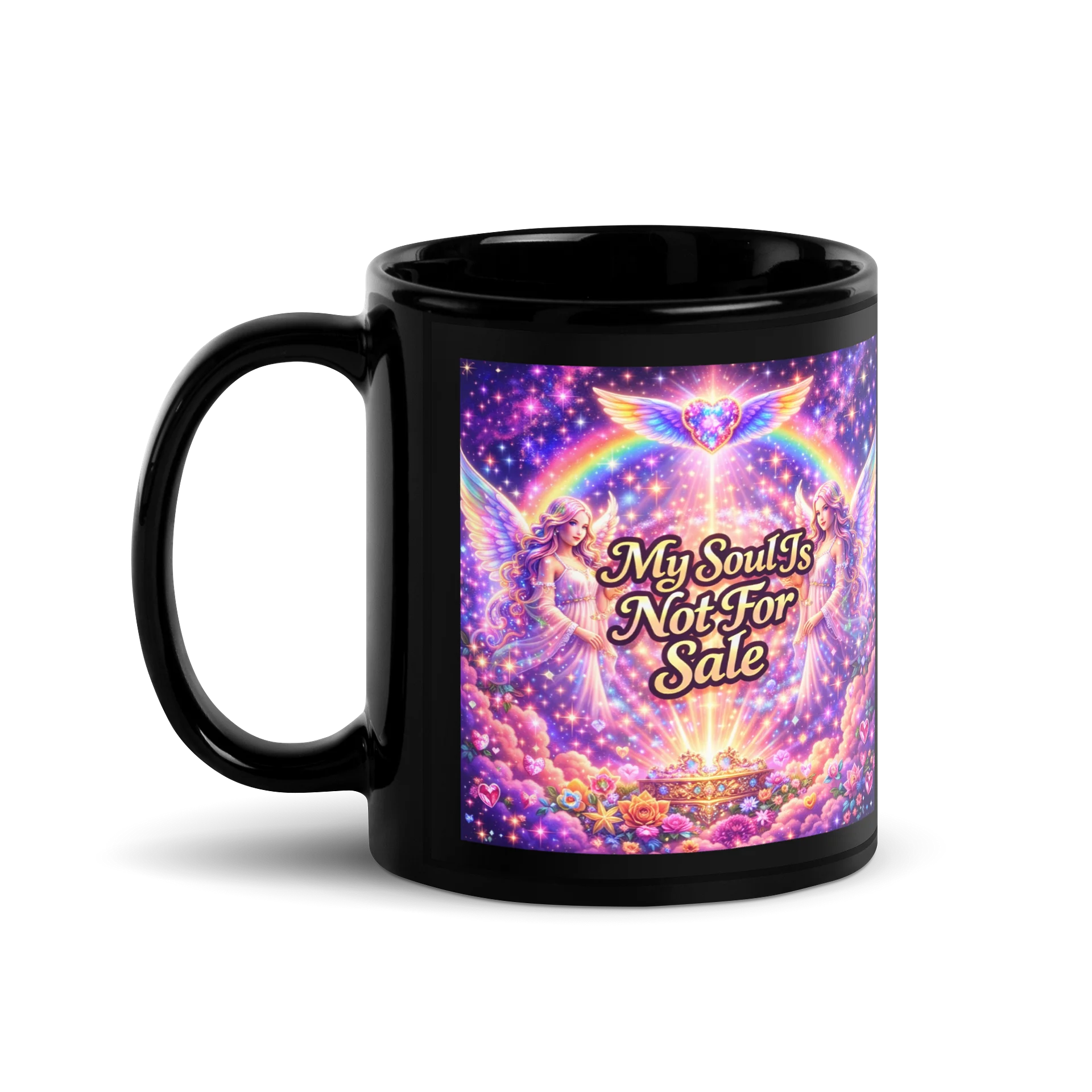 My Soul Is Not For Sale Statement -Black Mug product image (1)