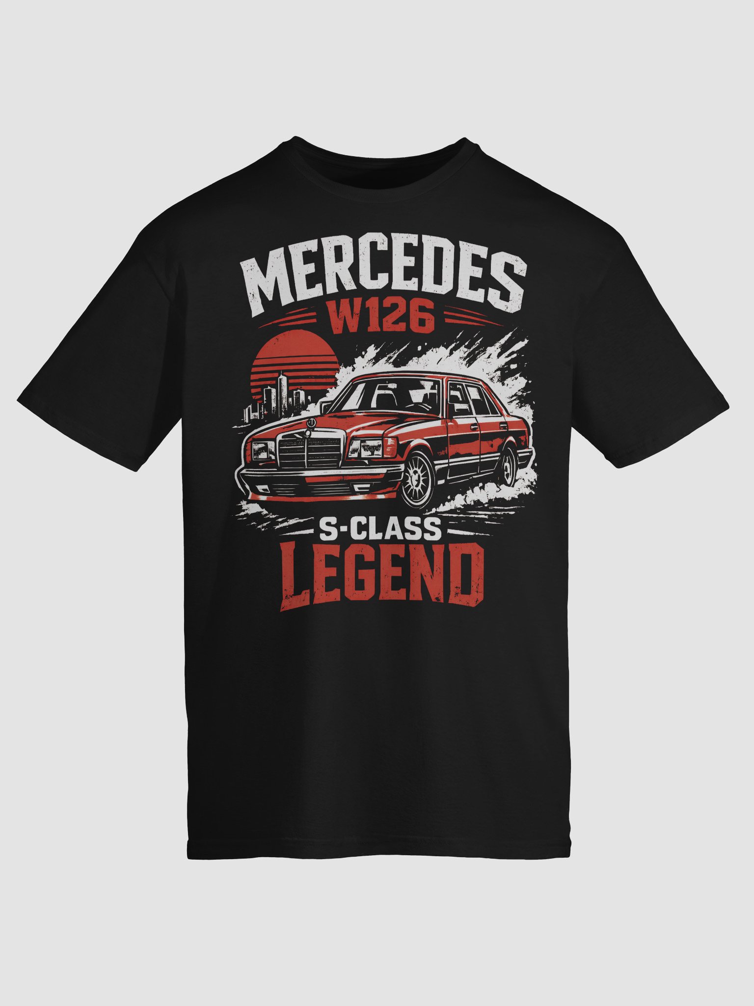 Mercedes W126 - Shirt product image (9)