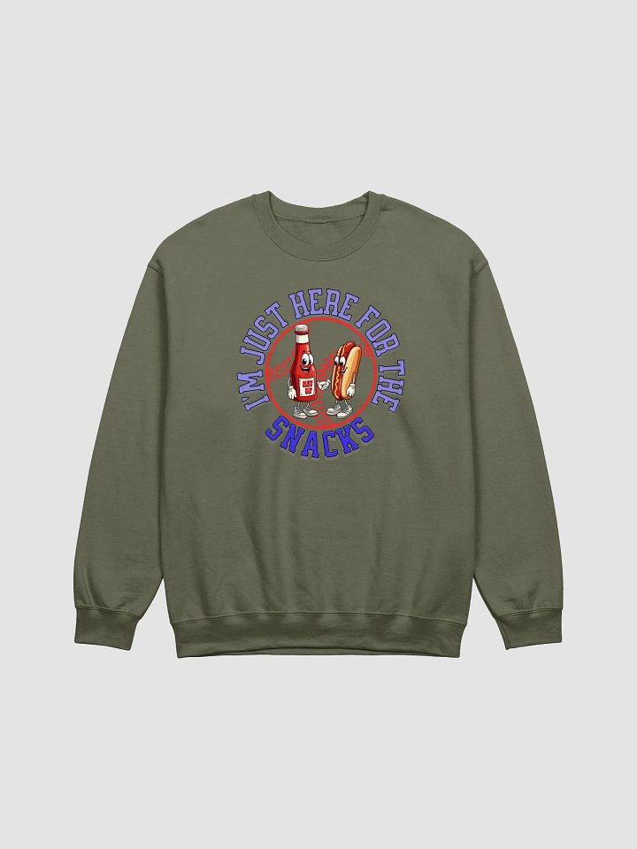 Im Just Here For The Snacks Buddies Crewneck Sweatshirt product image (13)