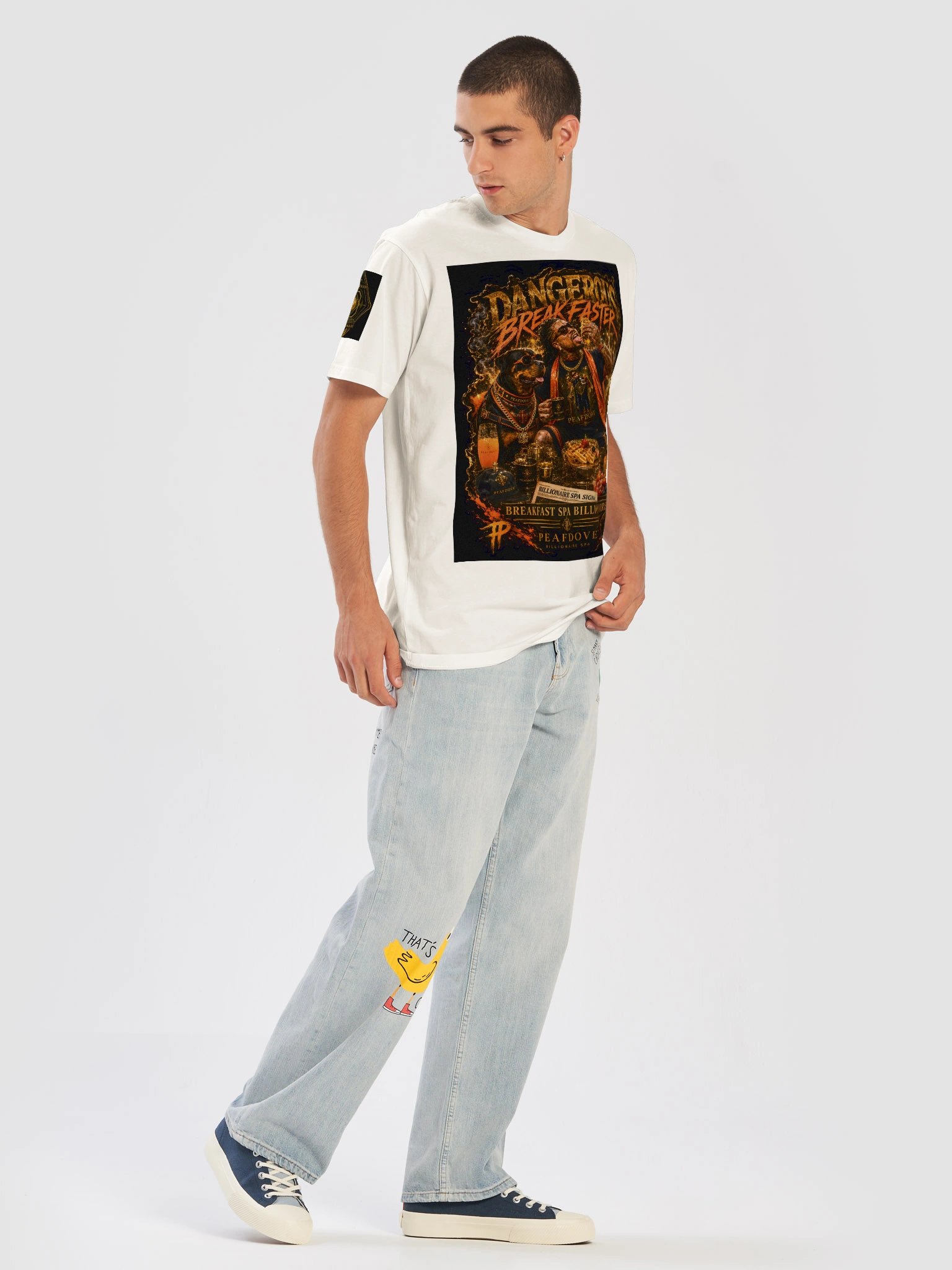 PEAFDOVE® Dangerous Breakfaster Shirt product image (2)
