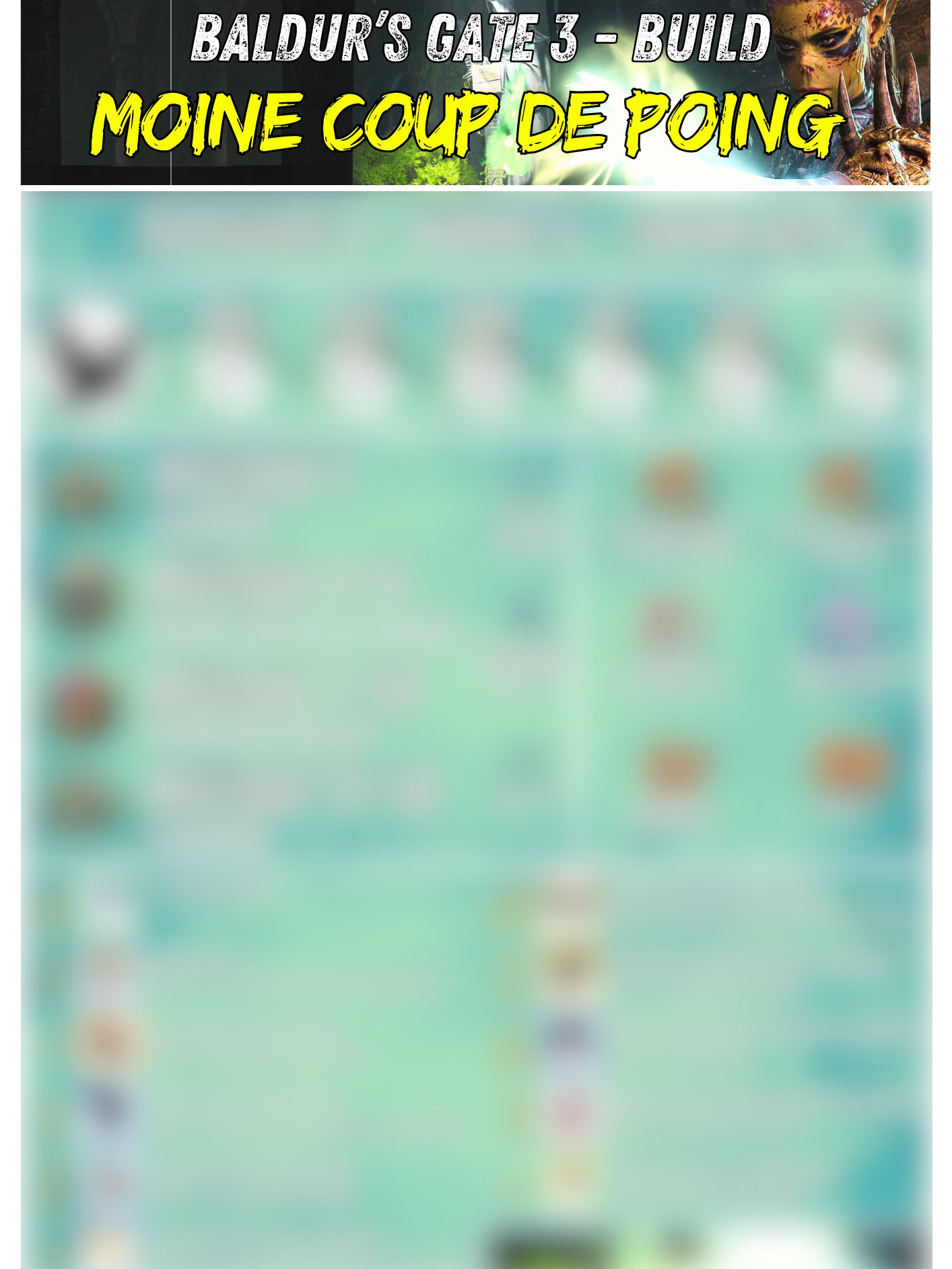 PACK de 13 Builds Baldur's Gate 3 - 2e version product image (11)