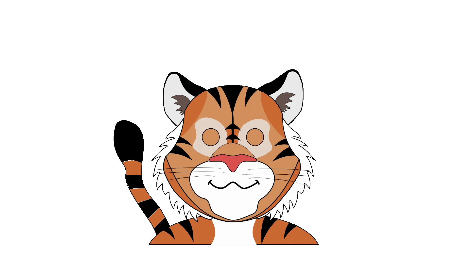 Tiger 2D png Vtuber product image (3)