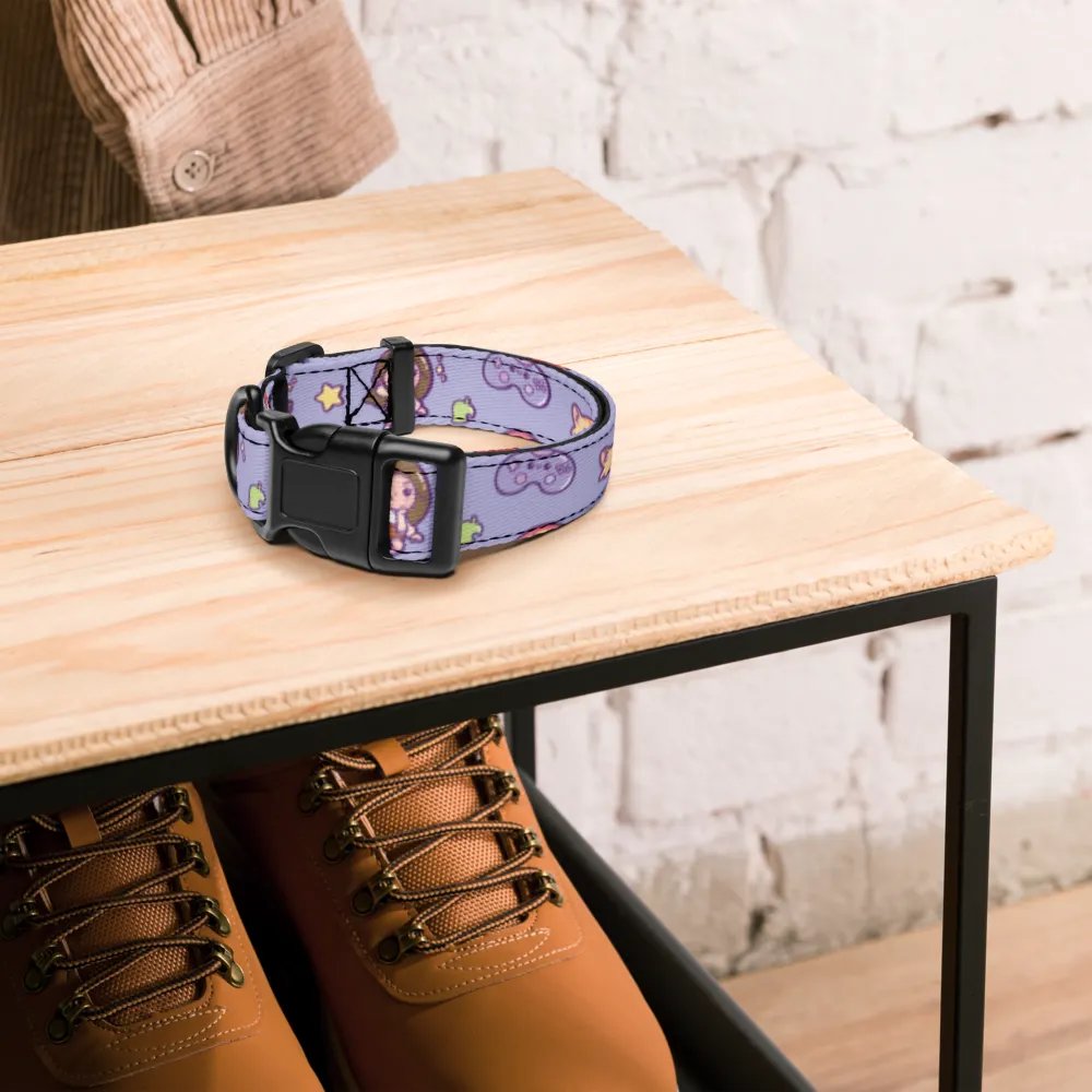 Alex & Tely Pattern Pet Collar - Purple product image (3)