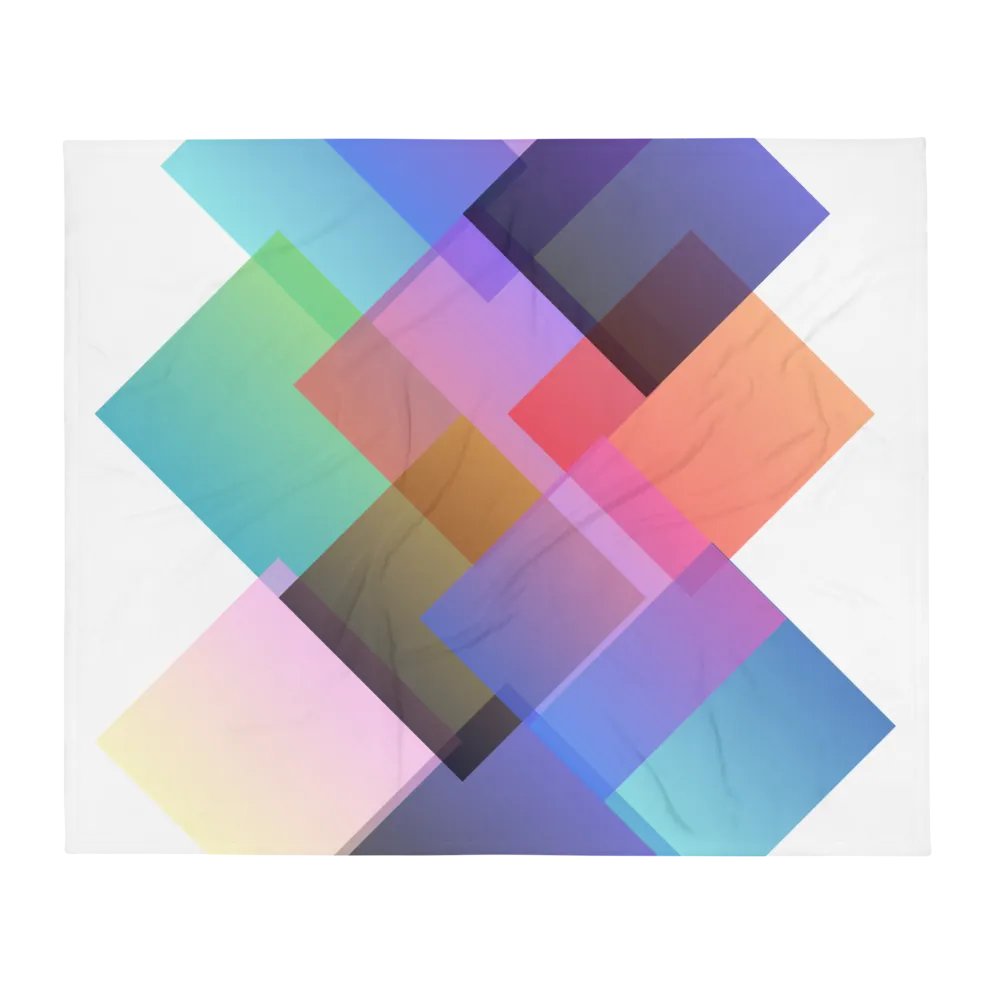 Geometric Gradient Artistic Squares Spiral Notebook product image (2)