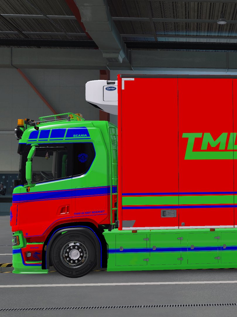 ETS2 TM Changeable Multicolor Skin - Scania R & S 2016 (Next Gen) TANDEM/RIGID - Company Pack Skin | Truckers Malaya Custom Skin Pack 1 product image (3)