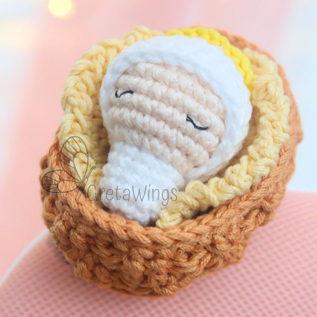 Patrón de Crochet Amigurumi del Pesebre: María, José, Niño Jesús, Tres Reyes Magos, Ángel, Estrella de Belén por GretaWings (descarga digital) product image (8)