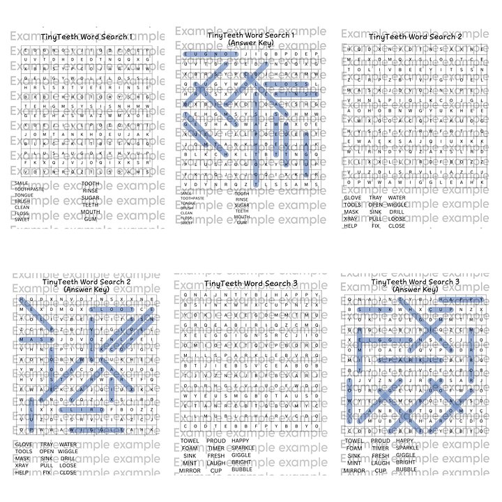 Dental Word Search Bundle product image (1)