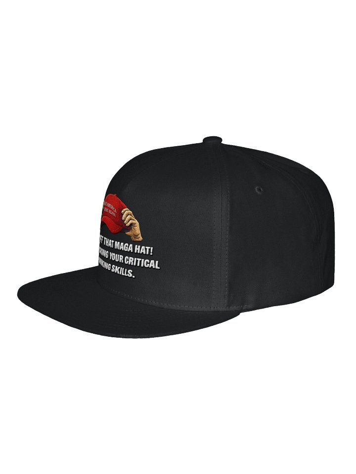 Critical Thinking Snapback Embroidered Hat product image (2)