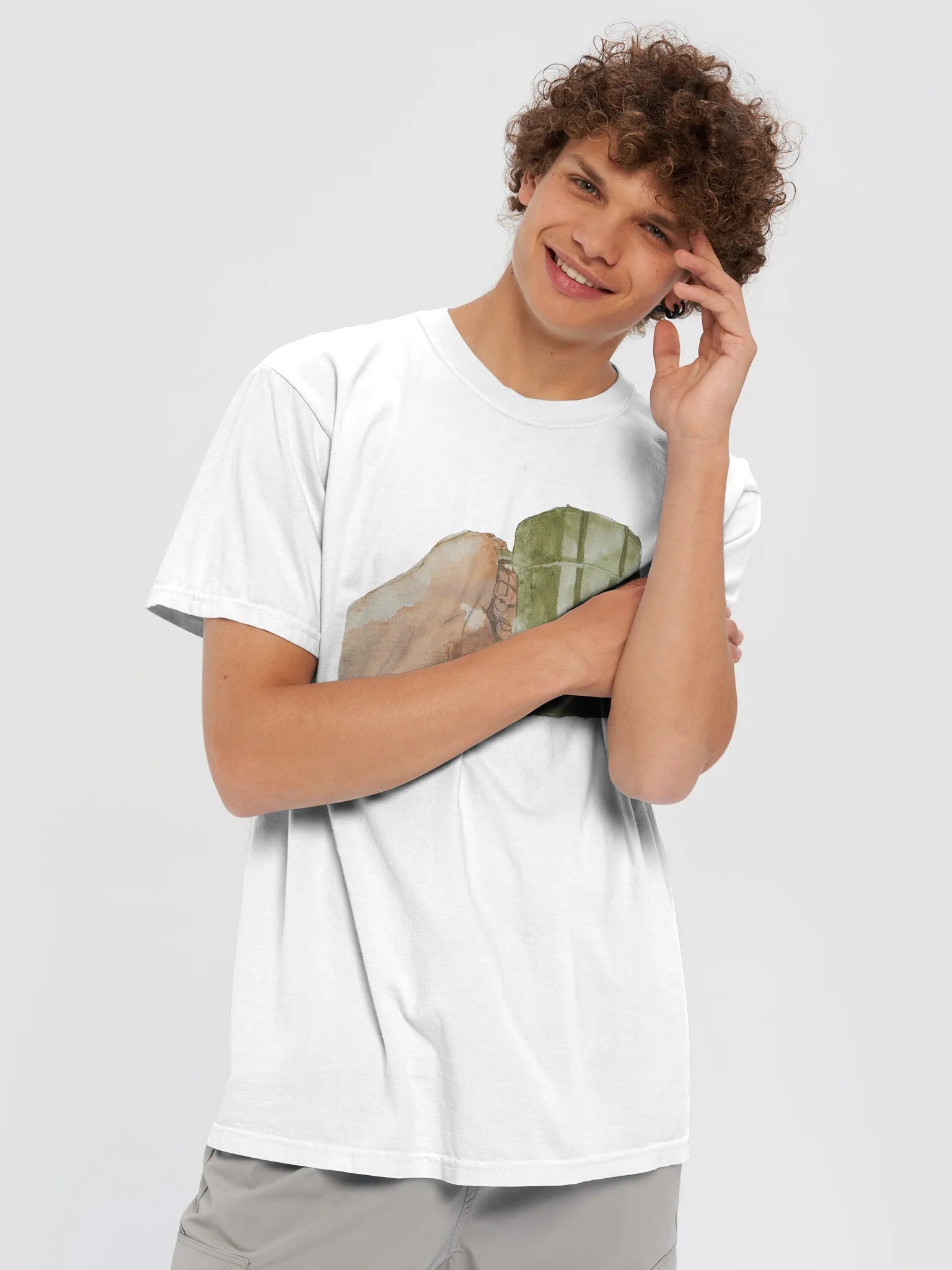 The Cup Watercolor T-shirt product image (5)