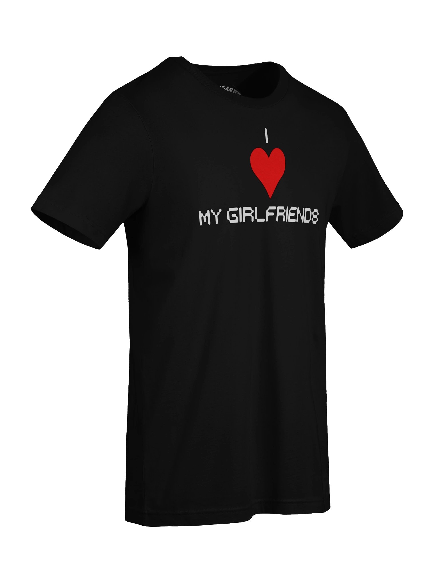 I Love My Girlfriends Super Soft White Ink Tee product image (33)