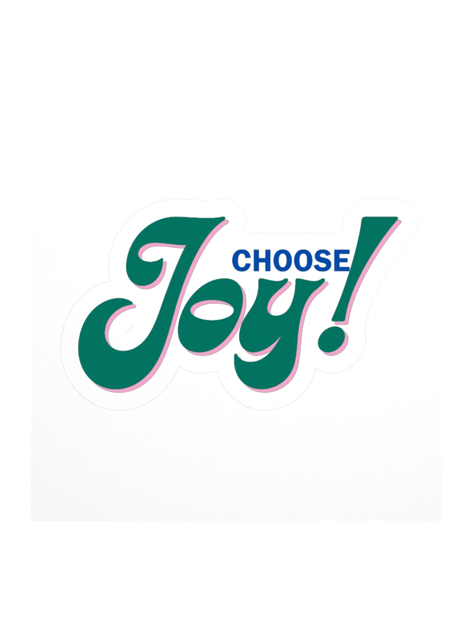 Choose Joy! Colorful Kiss Cut Sticker product image (2)