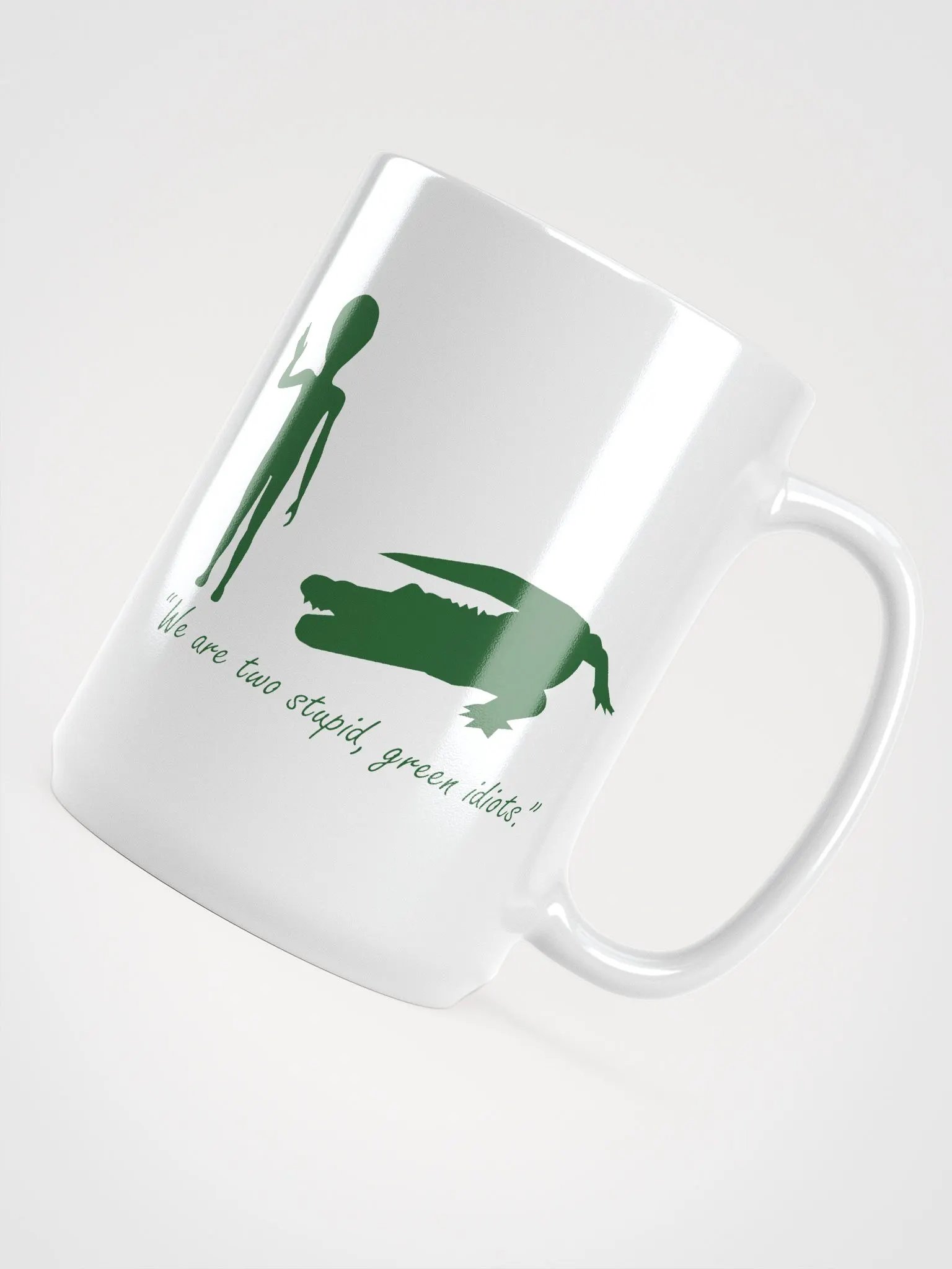 Two Stupid Green Idiots Mug product image (4)
