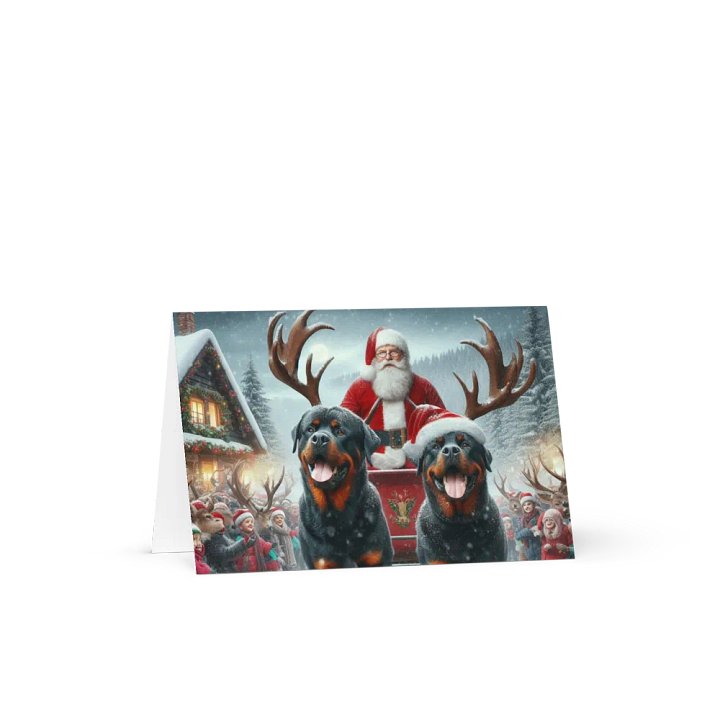 Rottweiler's Christmas Card product image (1)