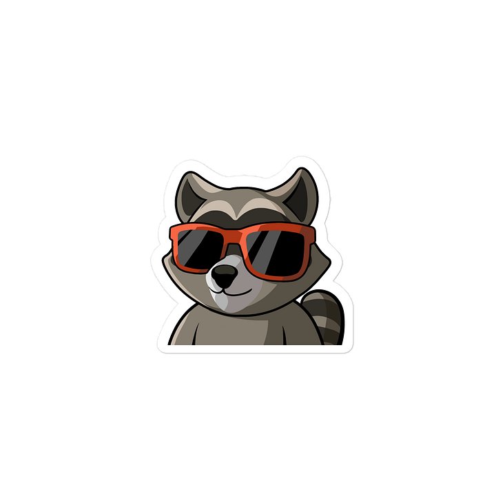 RespawnRaccoon Durable Sticker product image (2)