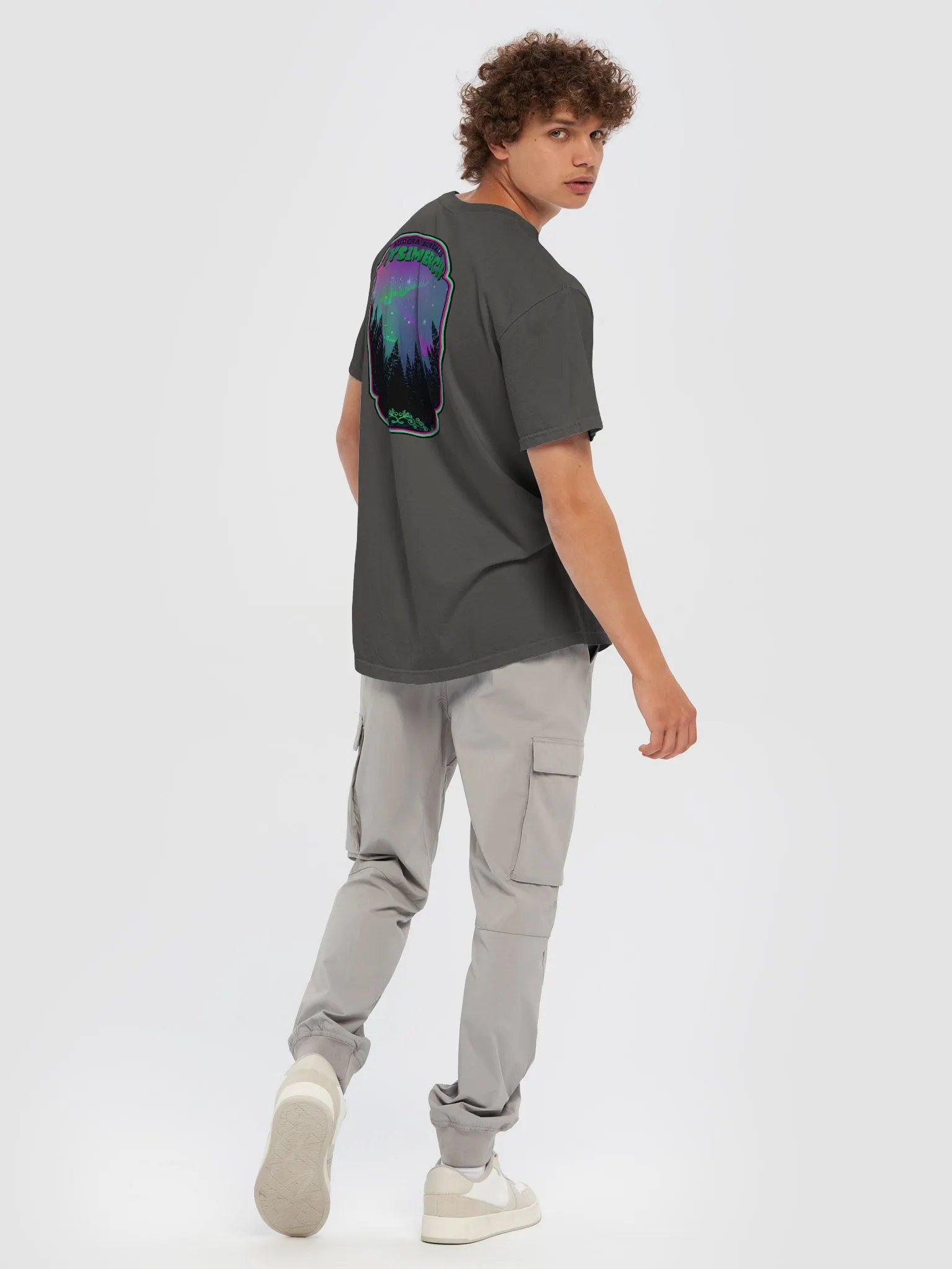 Aurora Borealis Heavyweight Organic Cotton t-shirt product image (44)