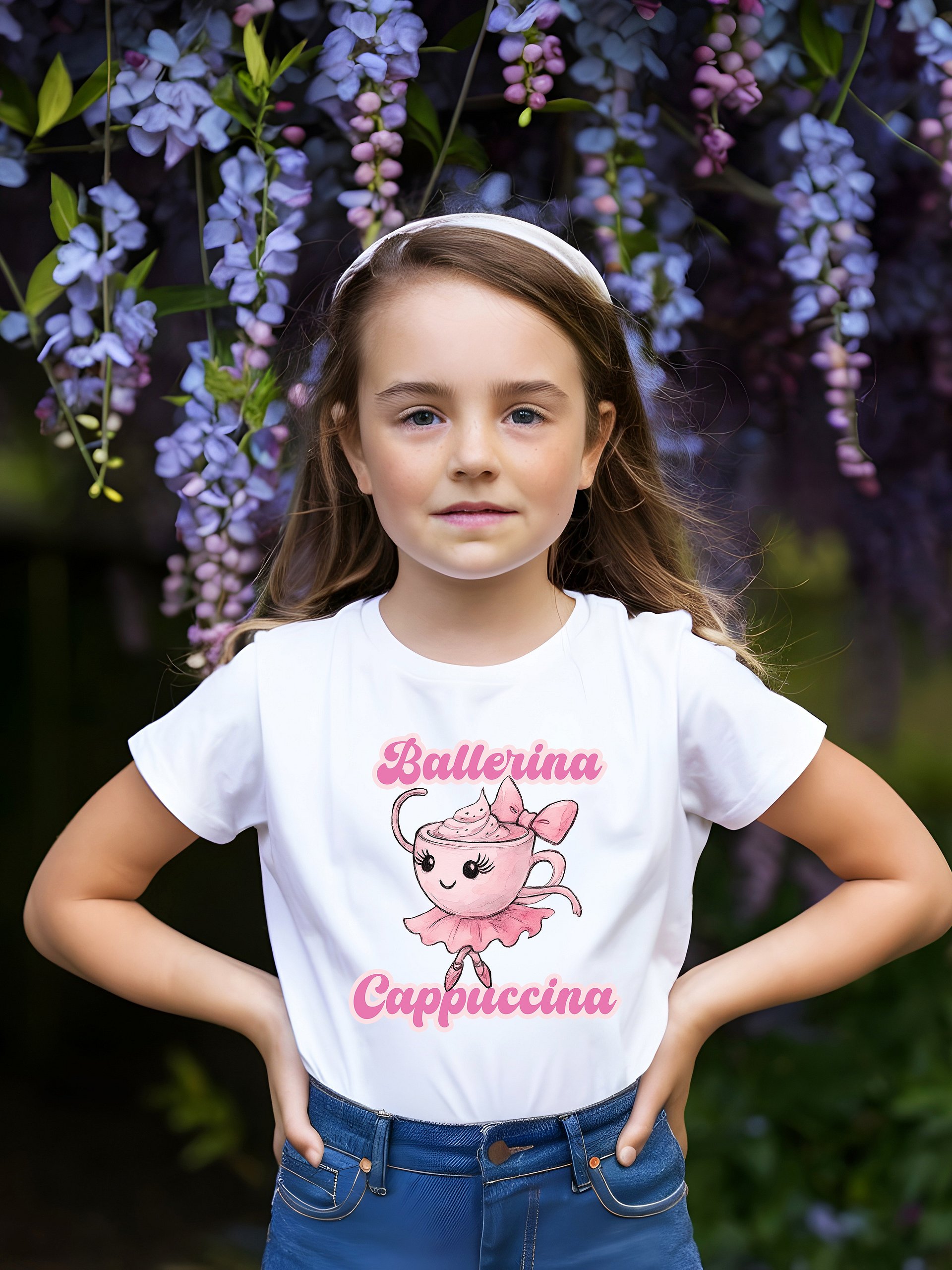 Ballerina Cappuccina – Watercolor Design Youth Tee product image (4)