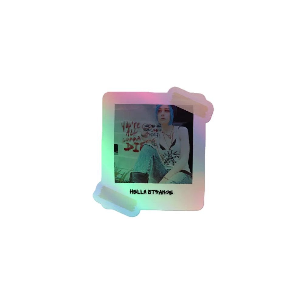 Strange and Grungy holo sticker product image (1)