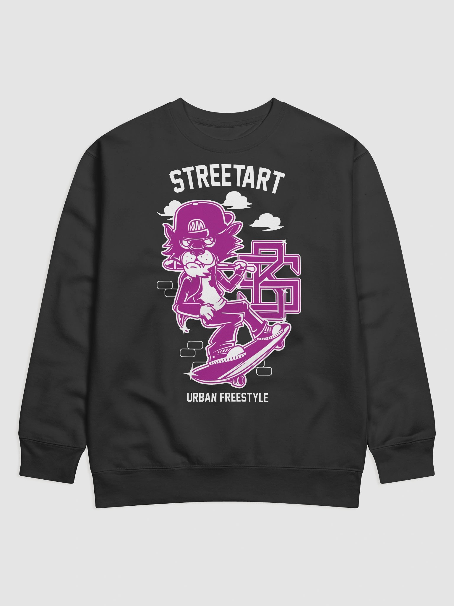 Panther Skater Street Art Sweatshirt product image (9)