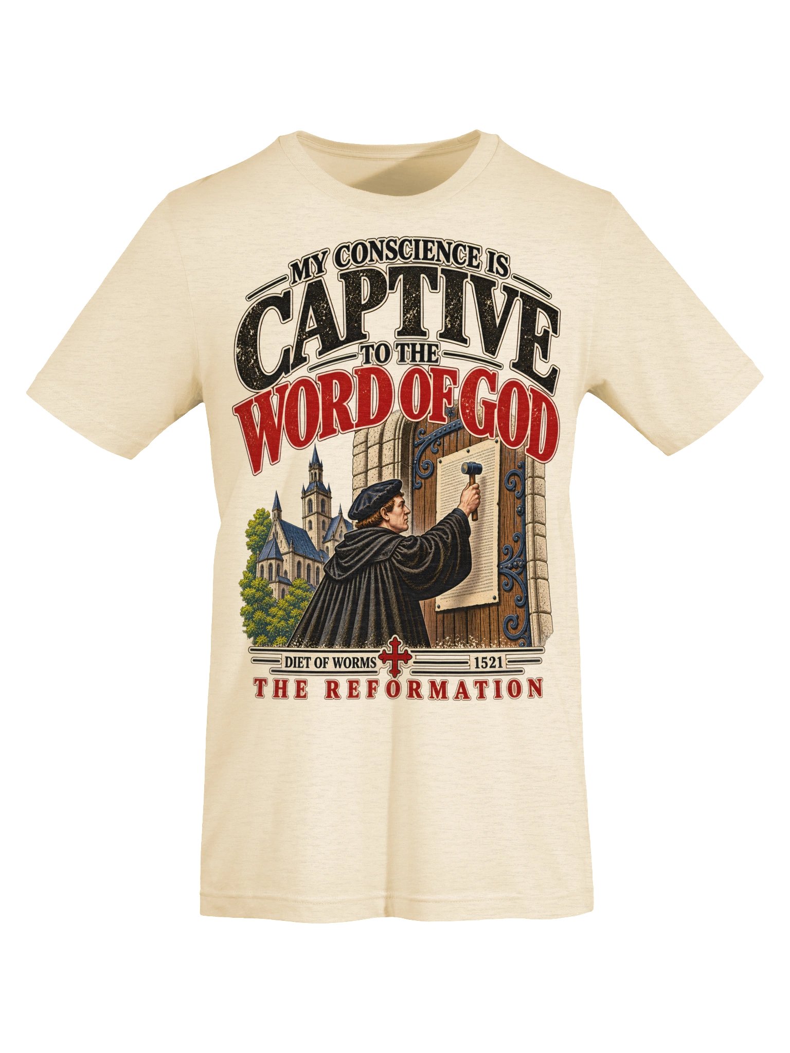 Here I Stand — Captive to the Word | Reformation T-Shirt product image (47)