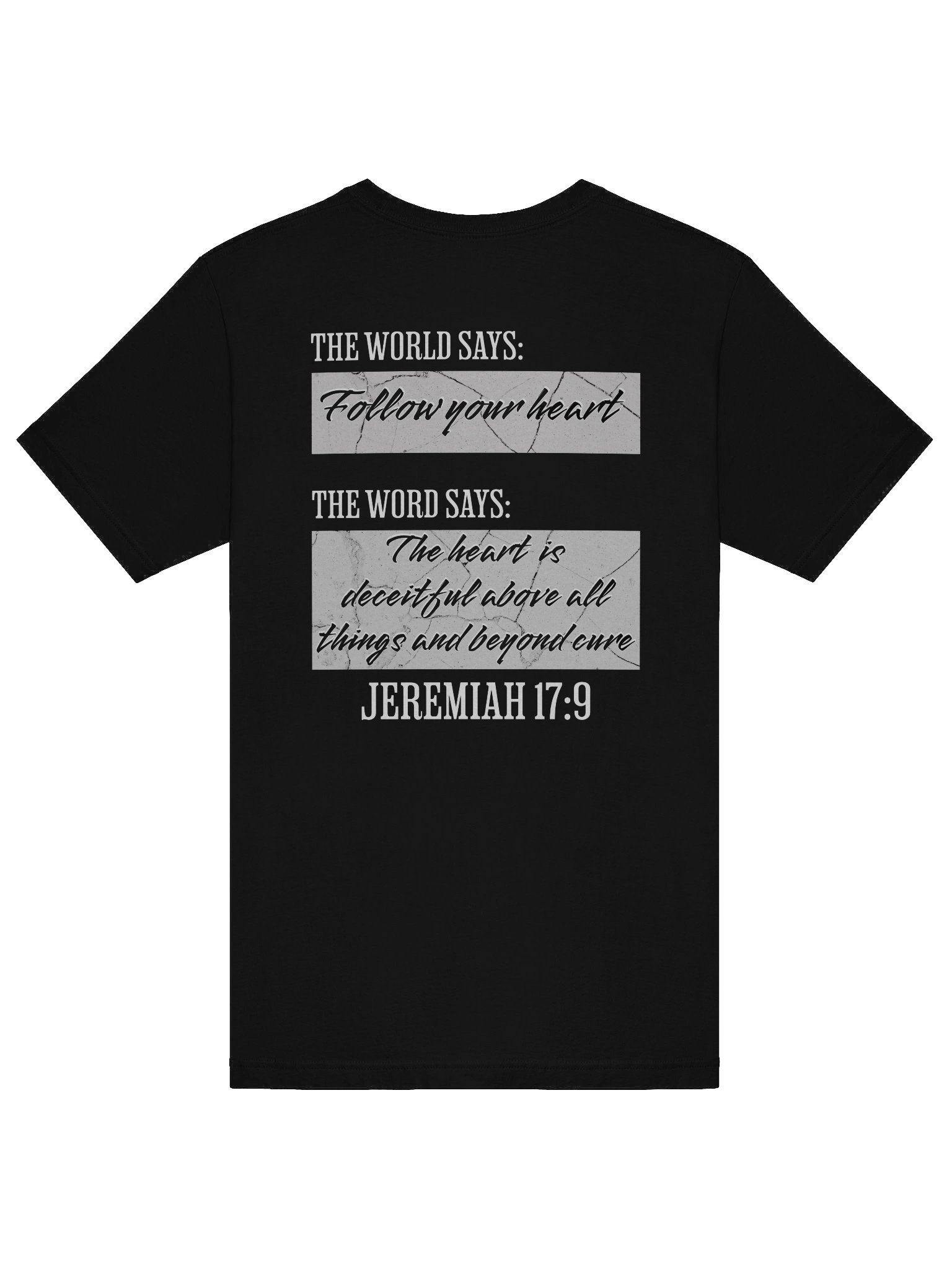 YHWH - The Word vs The World Slim Fit T Shirt "Wicked Heart" product image (6)