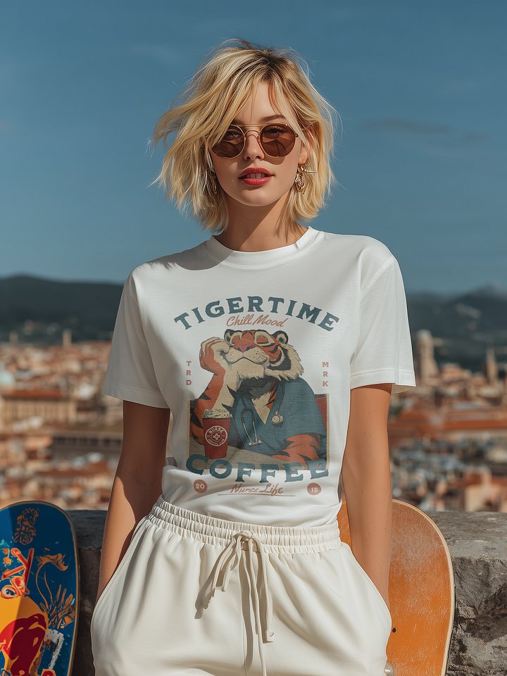 Nurse Life Tiger T Shirt,tigertime product image (1)